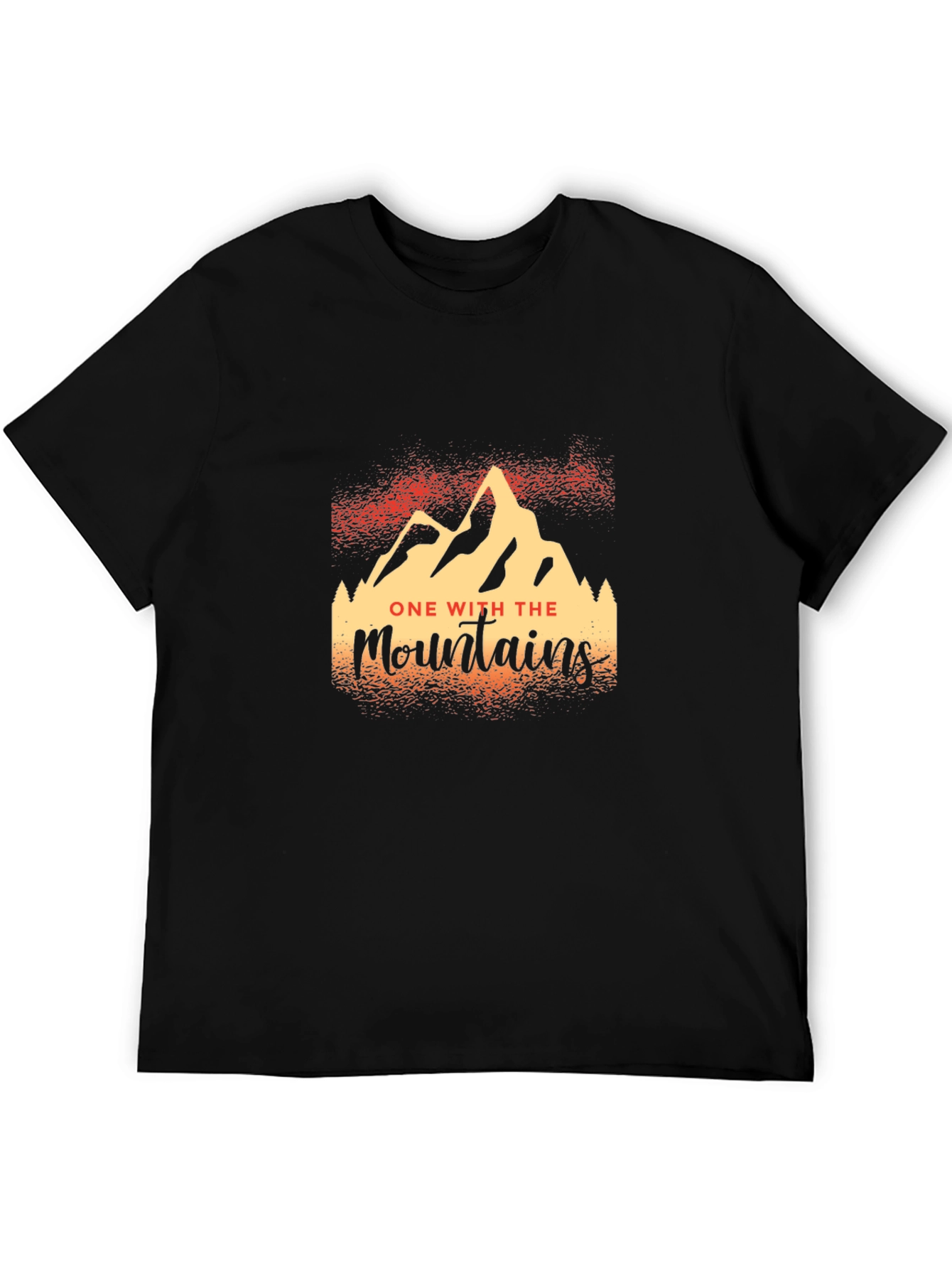 One With The Mountains Graphic T-Shirt