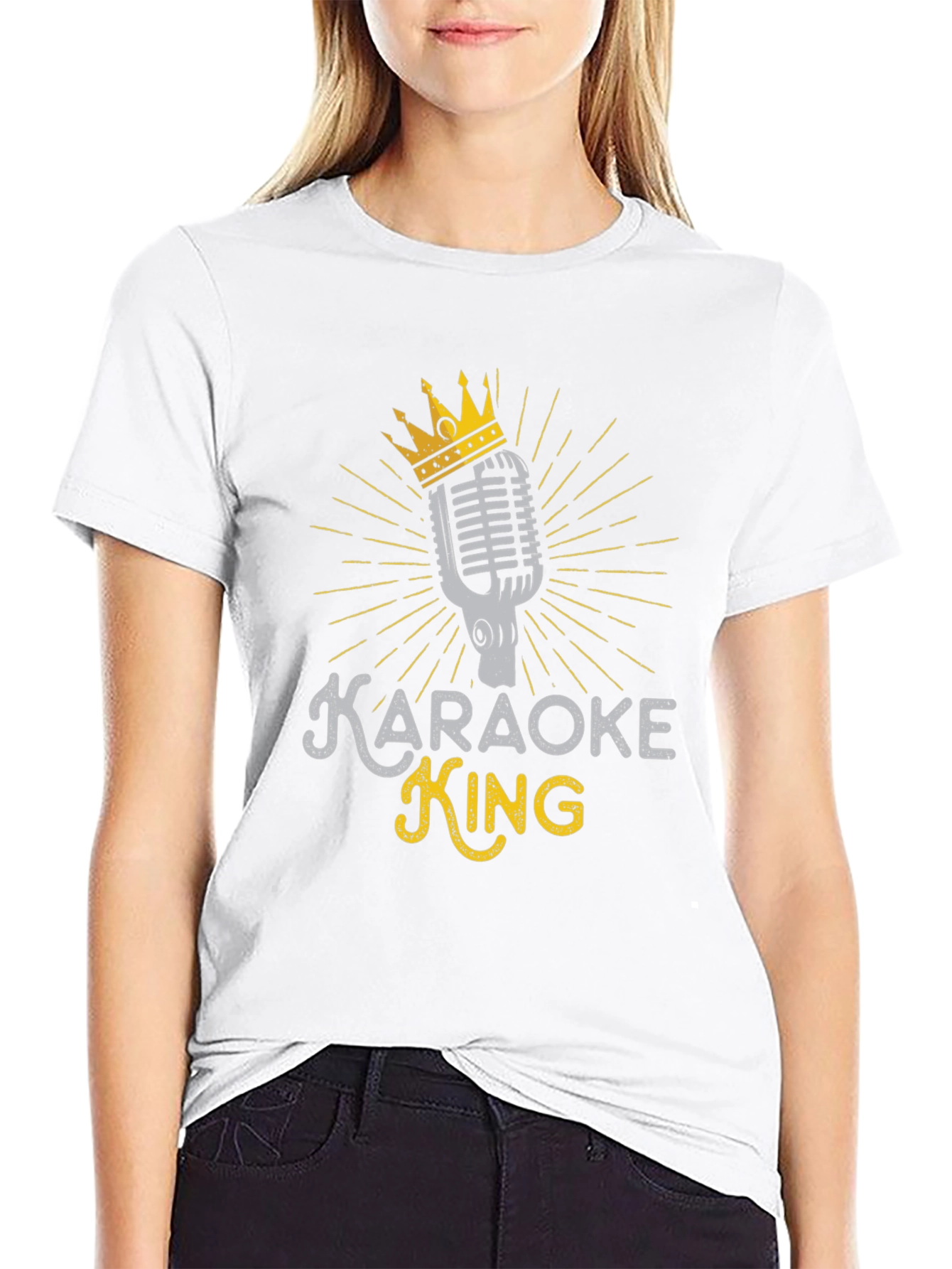 Karaoke King Black T-Shirt