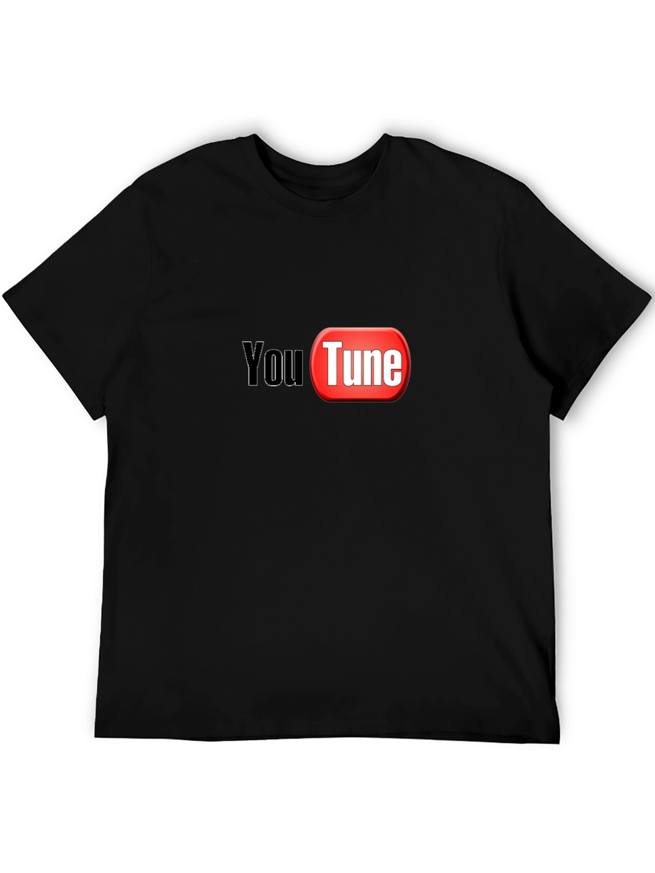YouTune Black Graphic T-Shirt