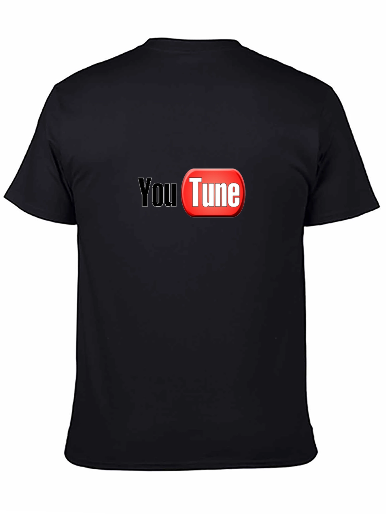 YouTune Black Graphic T-Shirt