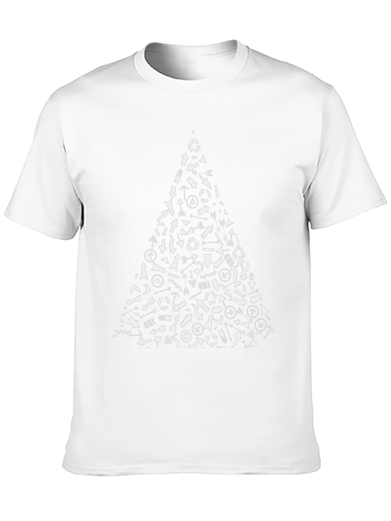 Arrow Christmas Tree Black T-Shirt