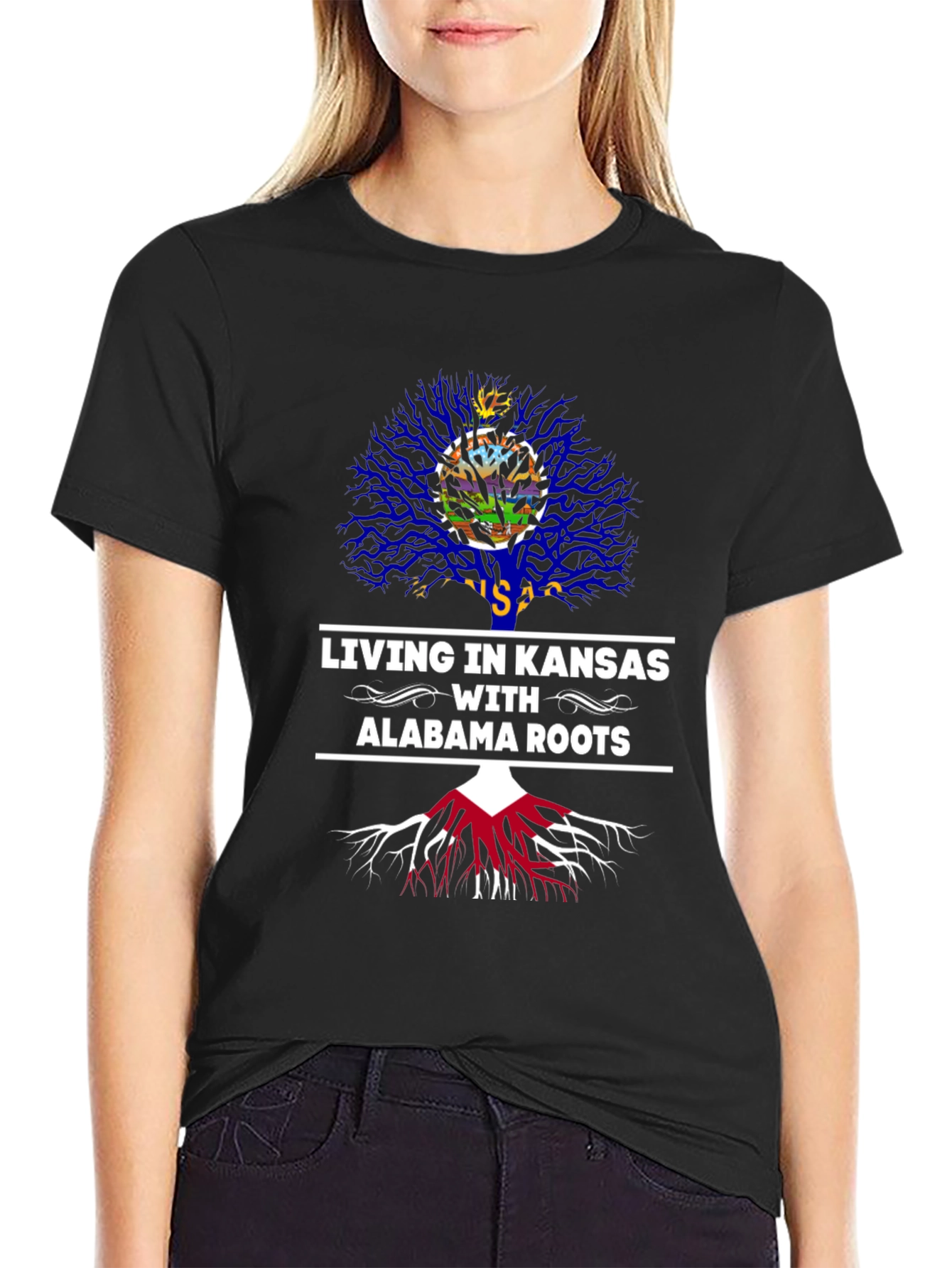 Kansas Roots T-Shirt - Alabama Roots