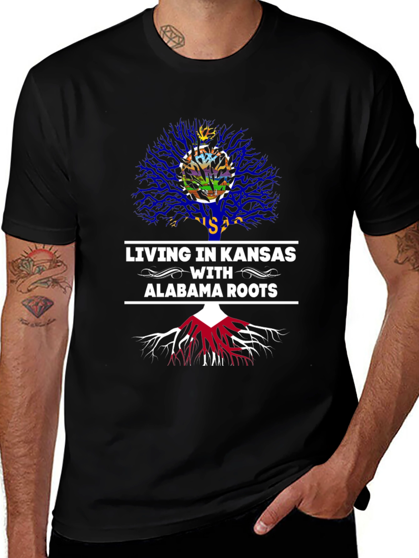 Kansas Roots T-Shirt - Alabama Roots