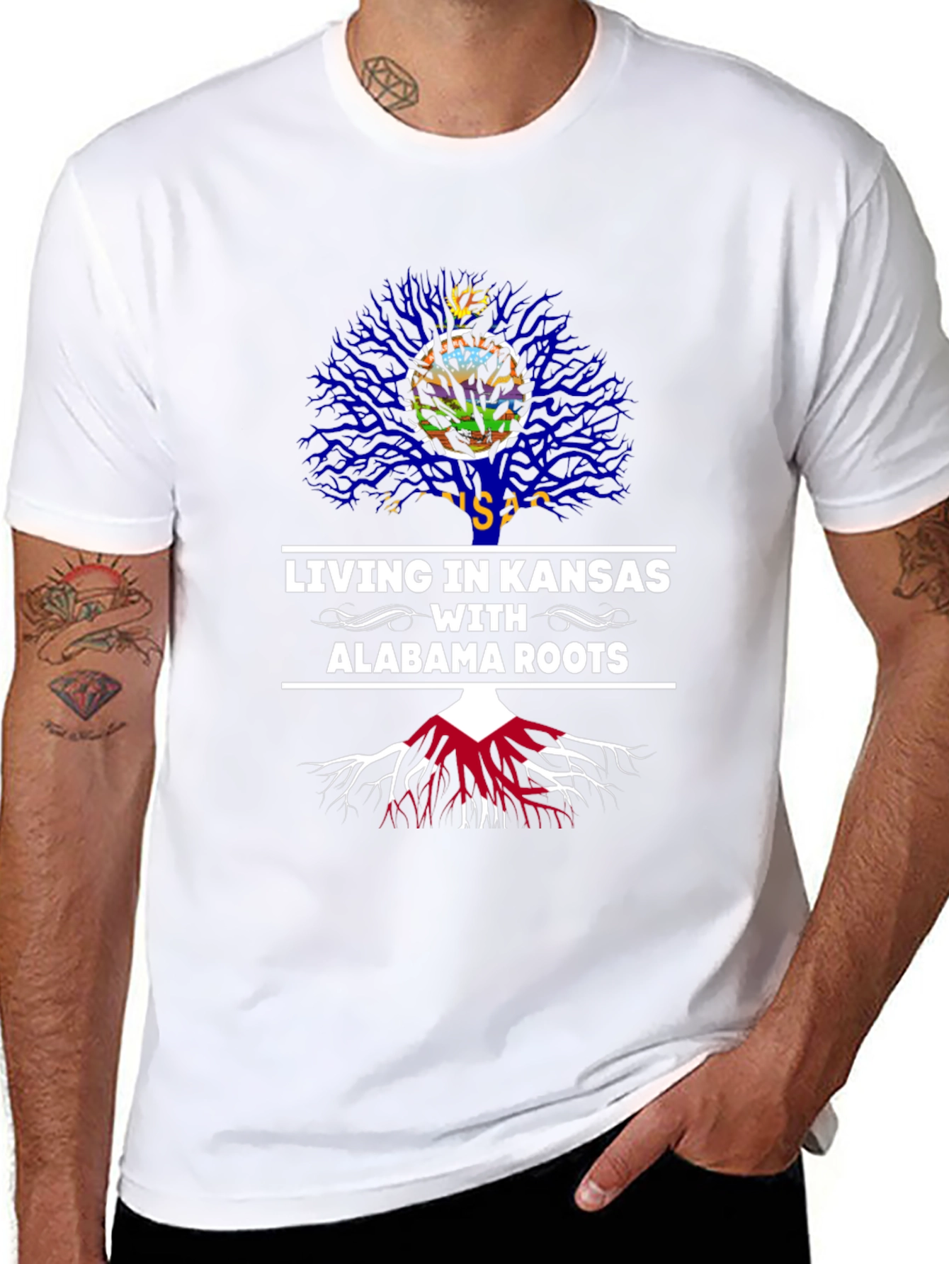 Kansas Roots T-Shirt - Alabama Roots