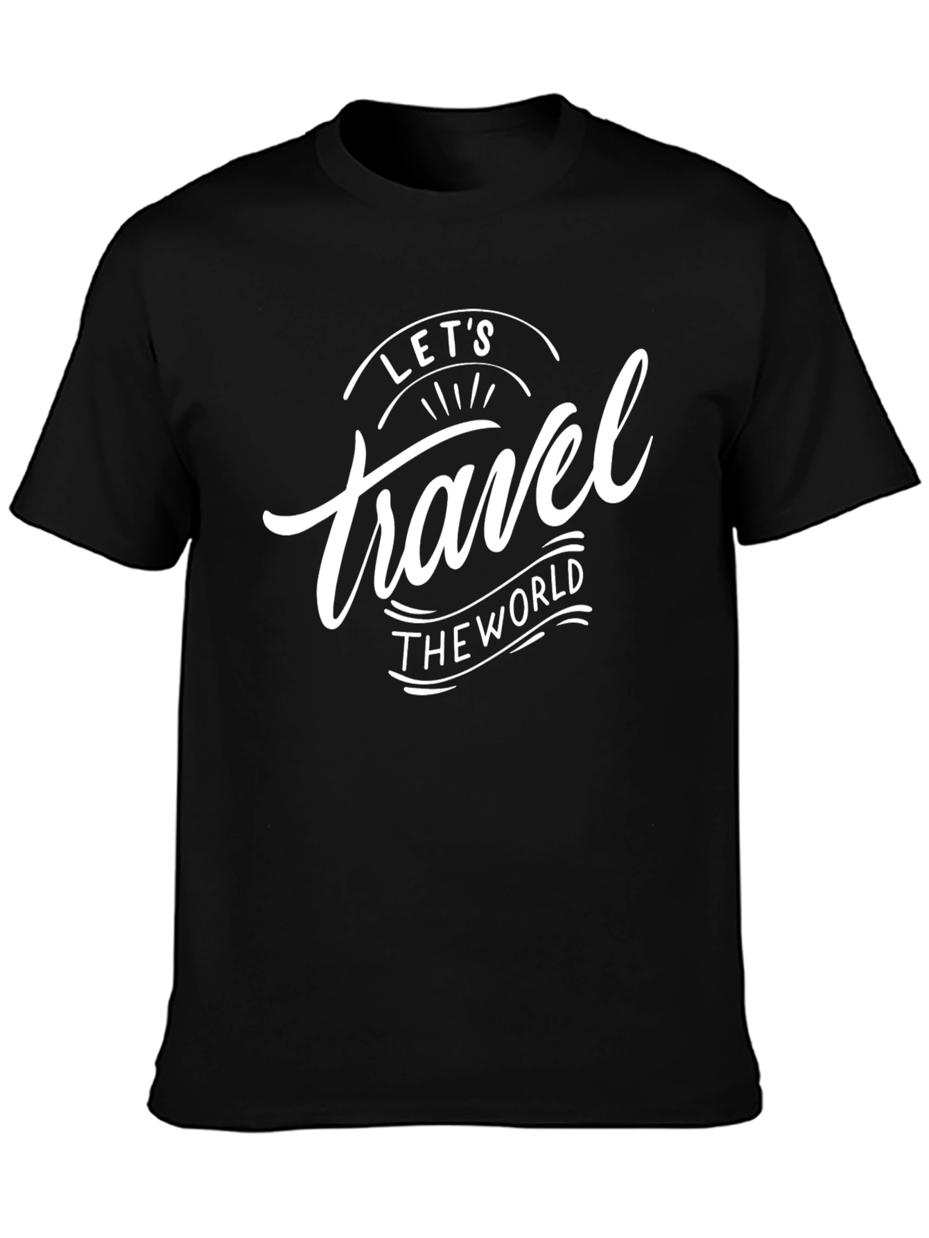 Lets Travel The World Graphic Tee