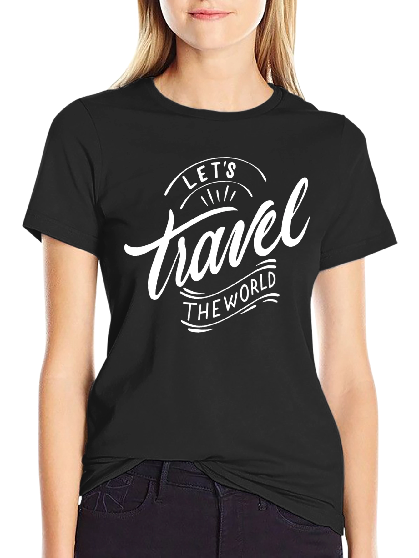 Lets Travel The World Graphic Tee