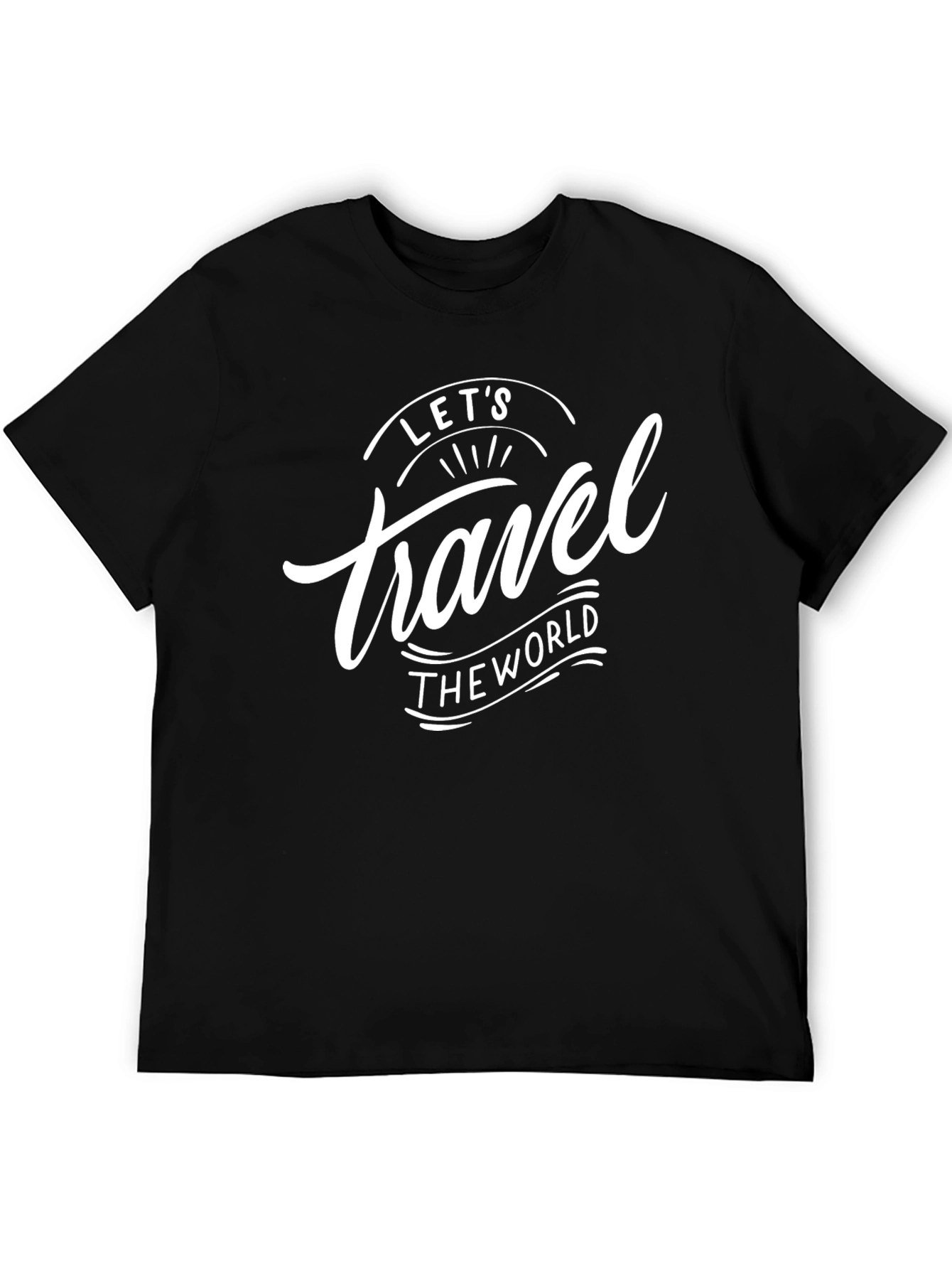 Lets Travel The World Graphic Tee