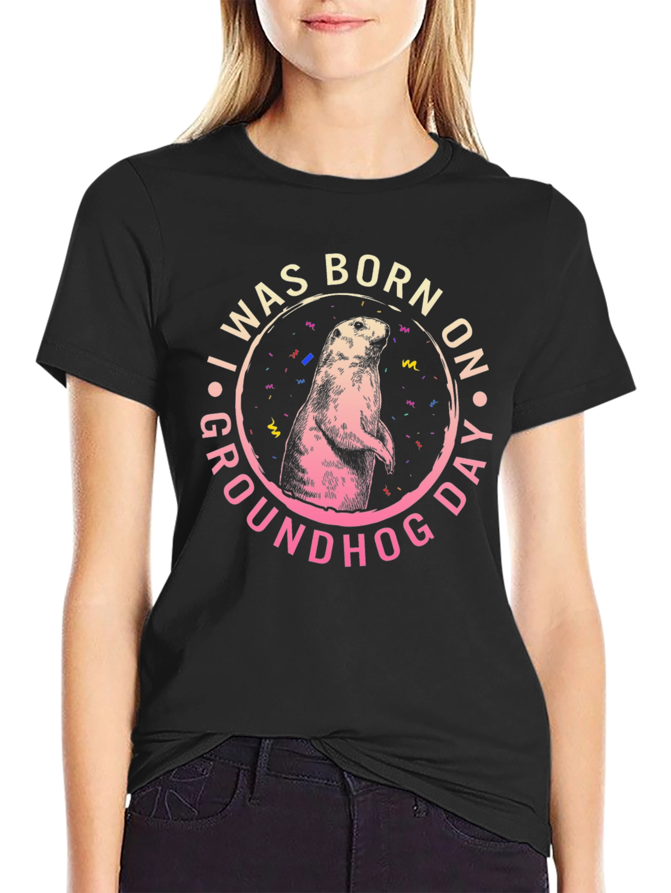 I Was Born On Groundhog Day T-Shirt