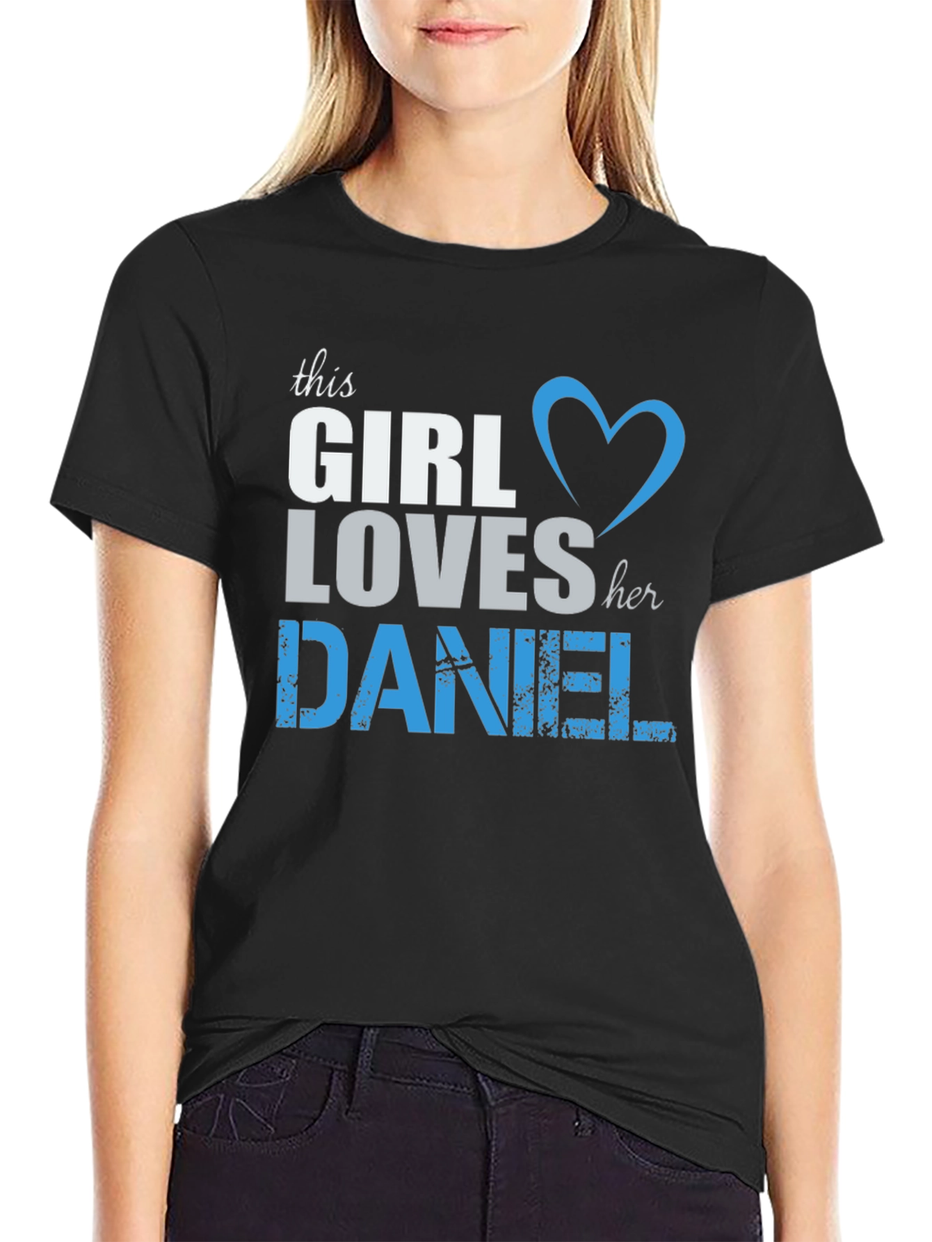This Girl Loves Her Daniel T-Shirt