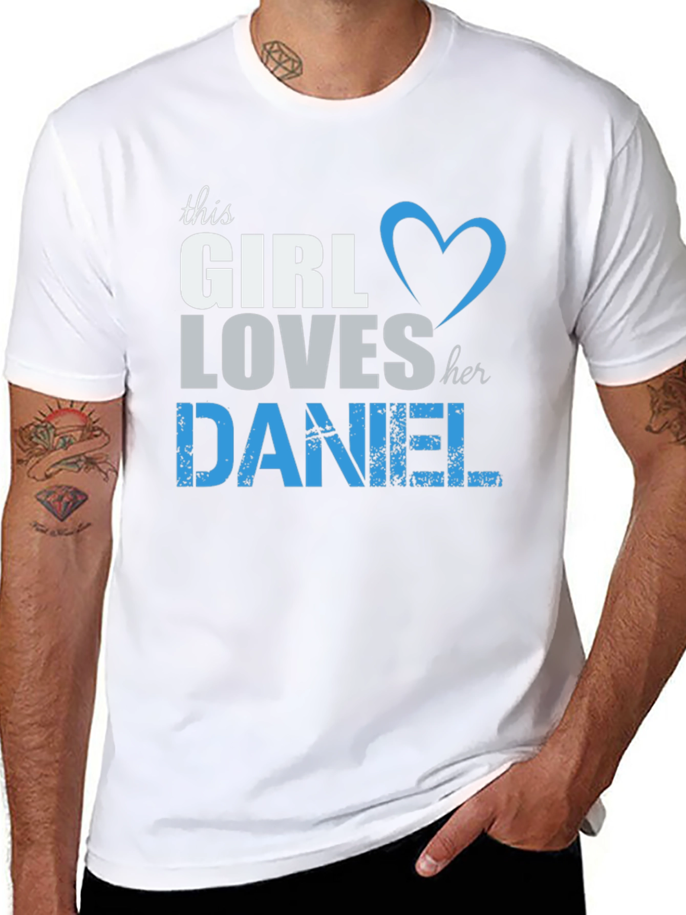 This Girl Loves Her Daniel T-Shirt