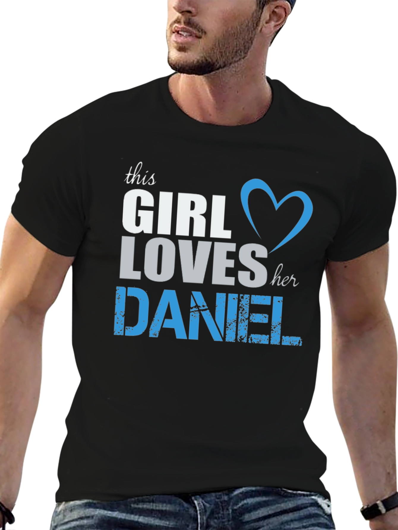 This Girl Loves Her Daniel T-Shirt