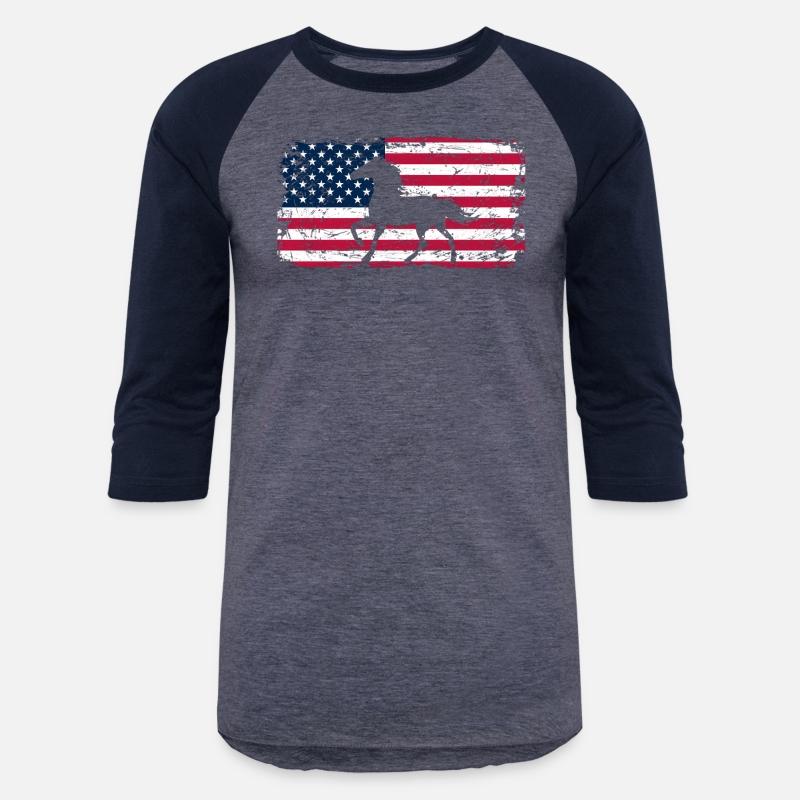 Patriotic Horse American Flag Independence Day Usa