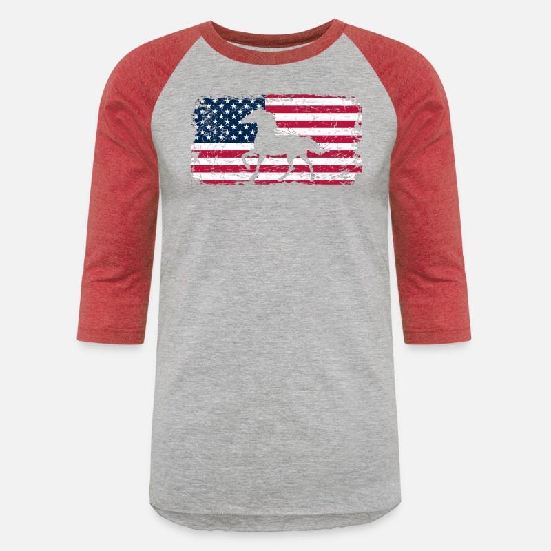 Patriotic Horse American Flag Independence Day Usa