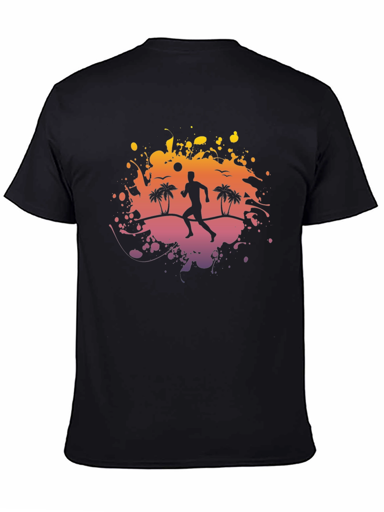 Sunset Beach Runner Graphic Tee