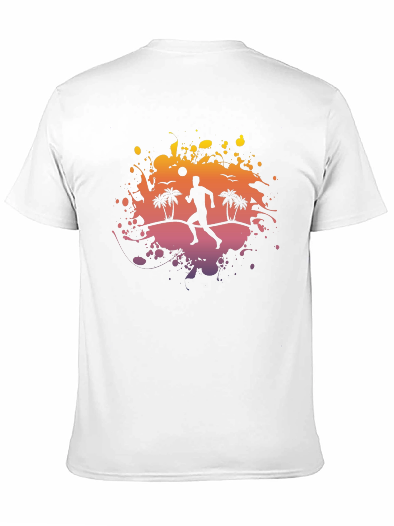 Sunset Beach Runner Graphic Tee