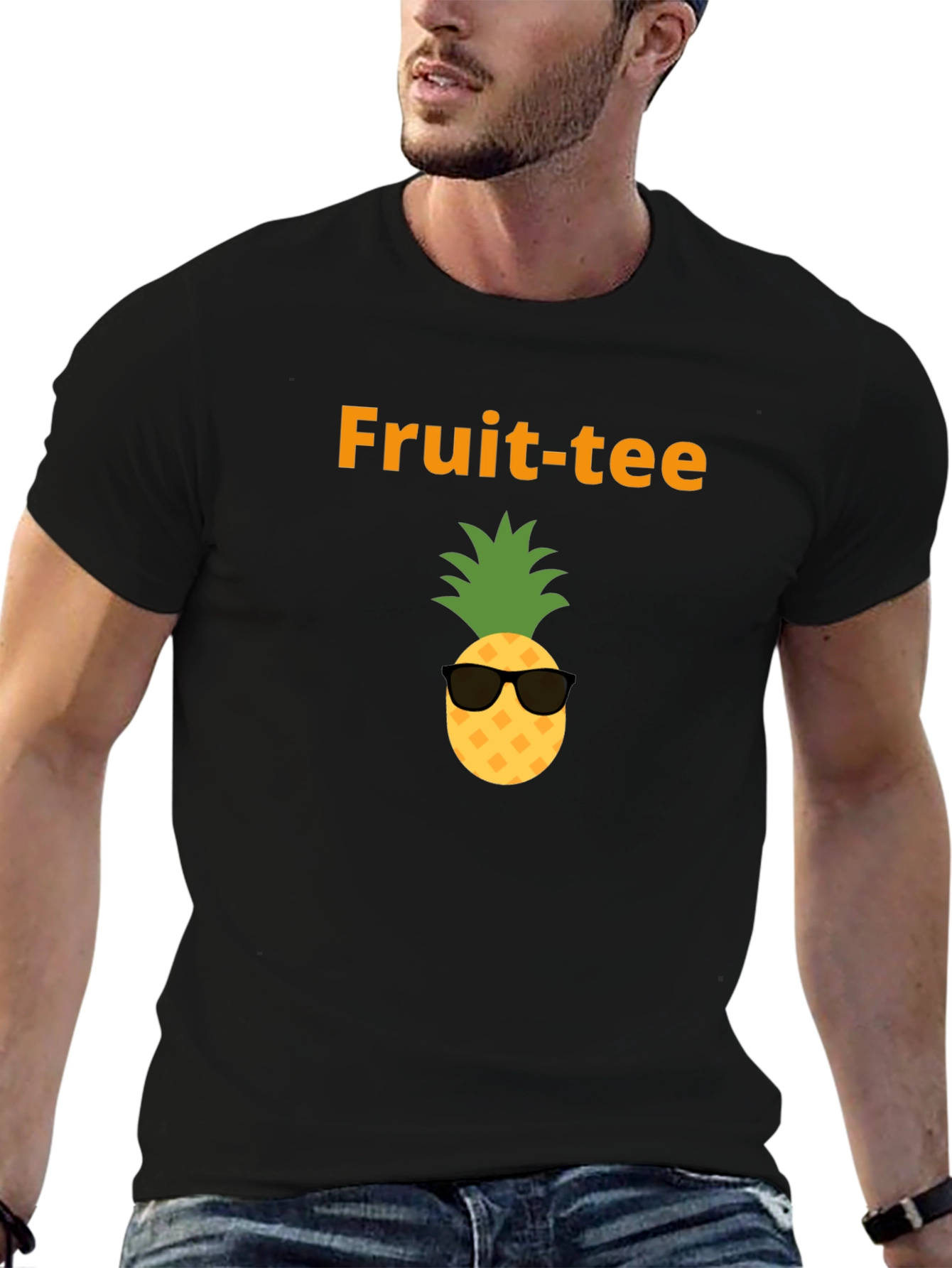 Fruit-tee Pineapple Sunglasses Graphic T-Shirt