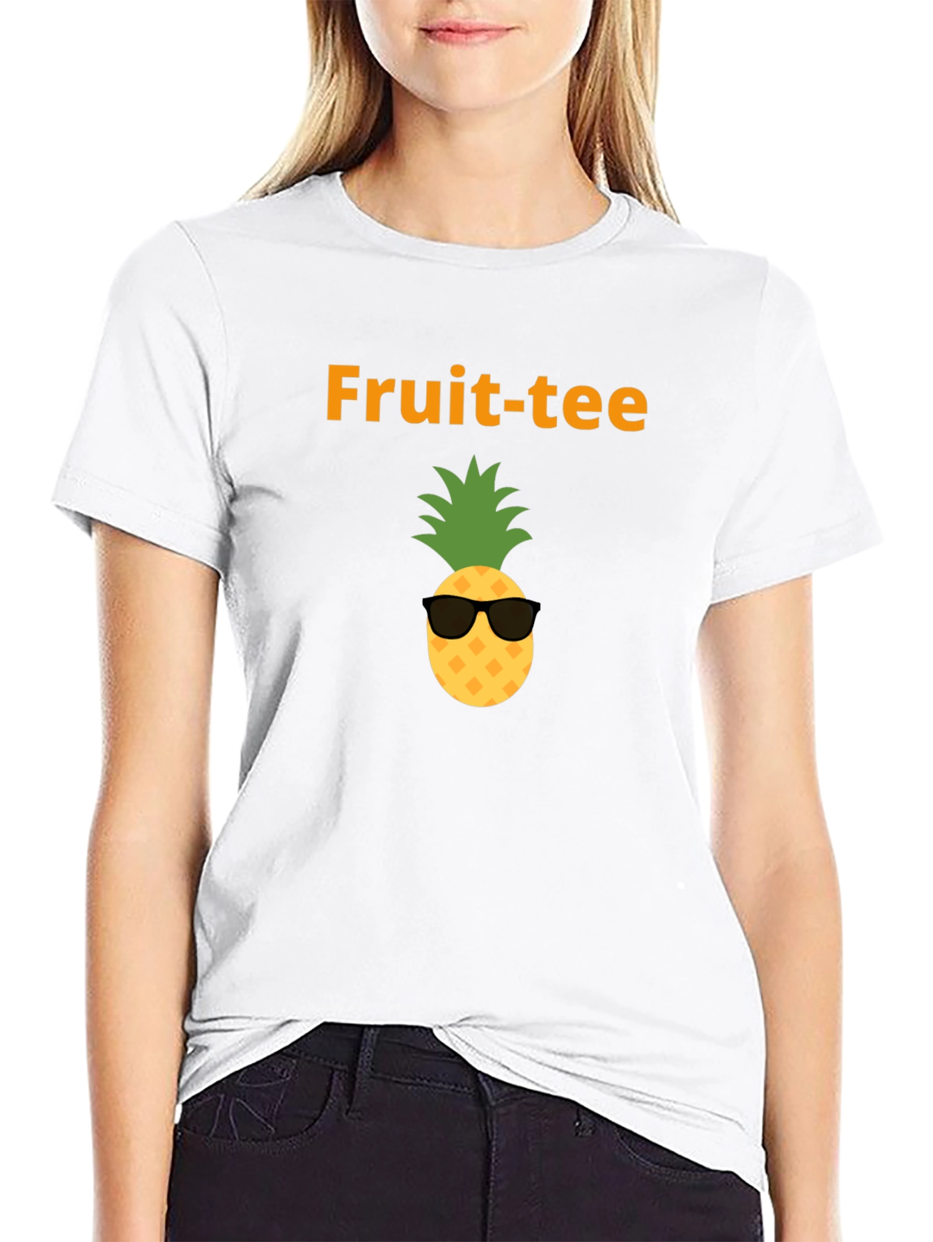 Fruit-tee Pineapple Sunglasses Graphic T-Shirt