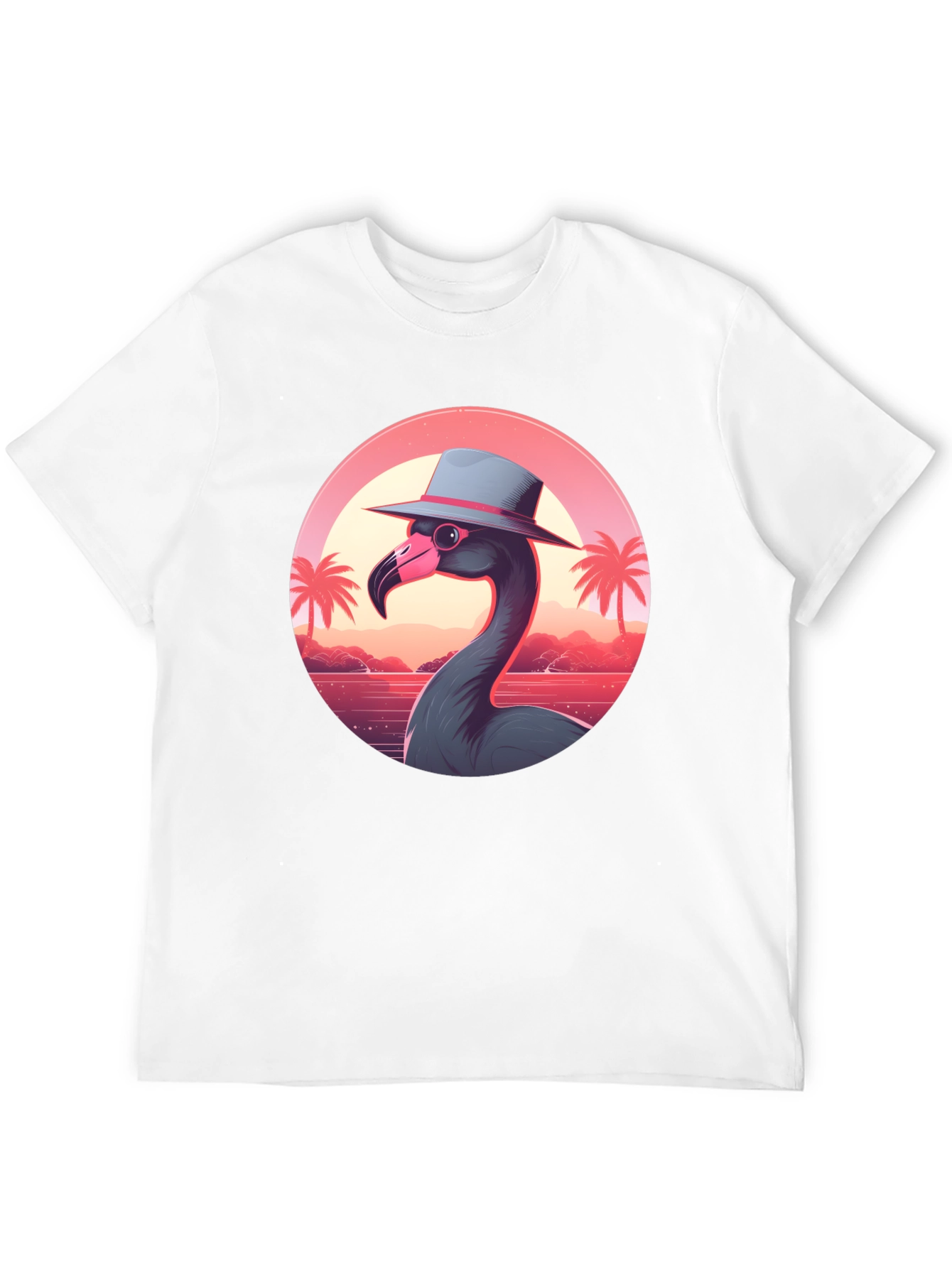 Tropical Flamingo T-Shirt - Island Vibes