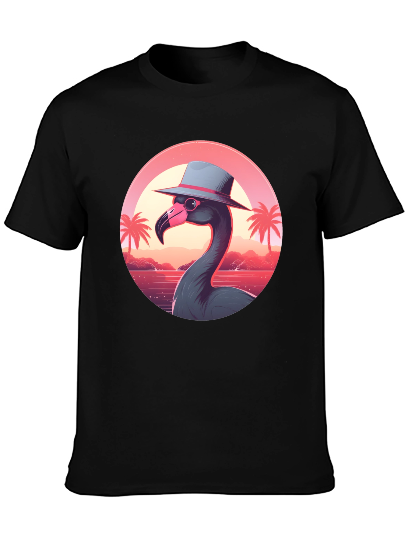 Tropical Flamingo T-Shirt - Island Vibes