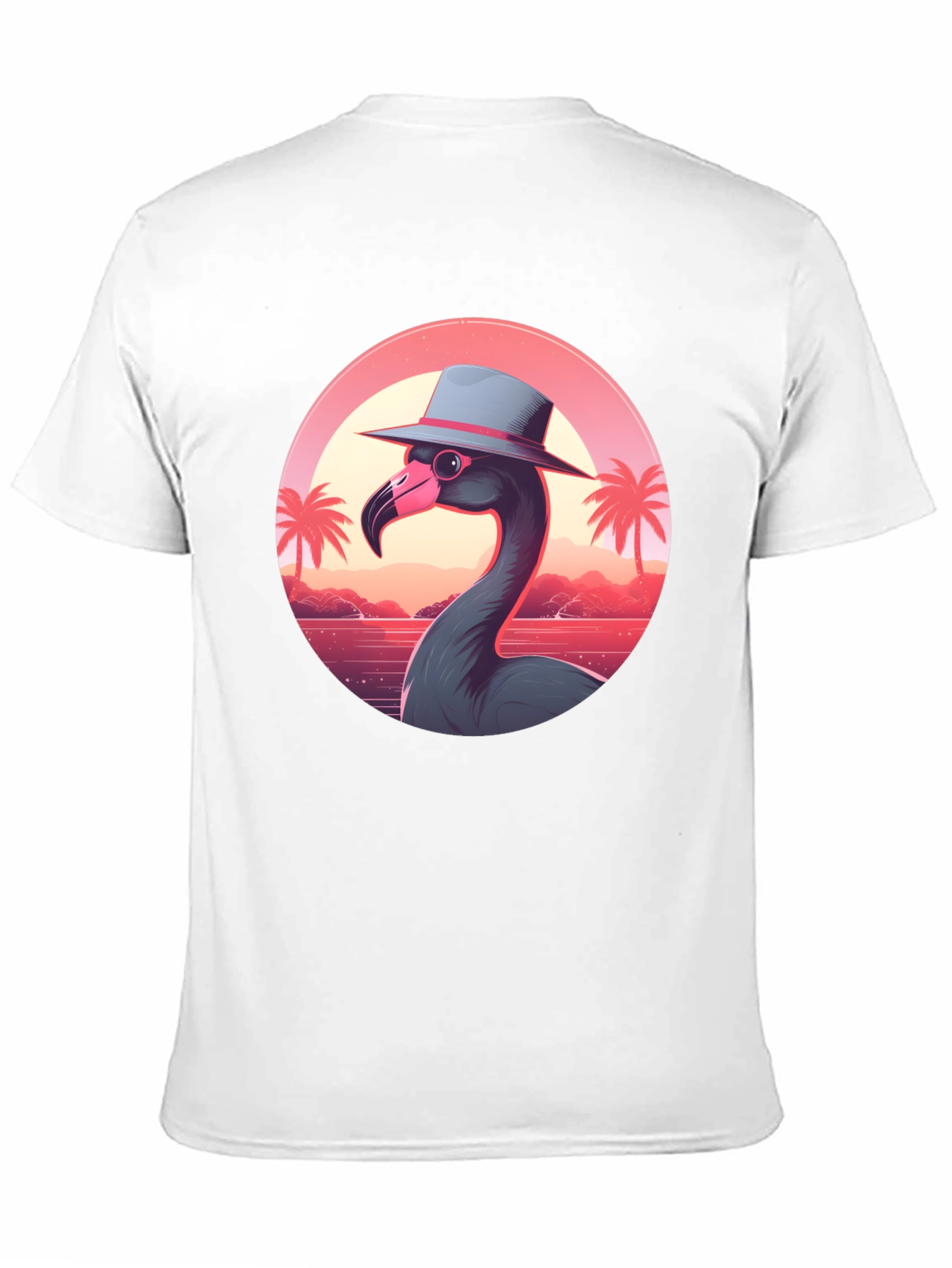 Tropical Flamingo T-Shirt - Island Vibes
