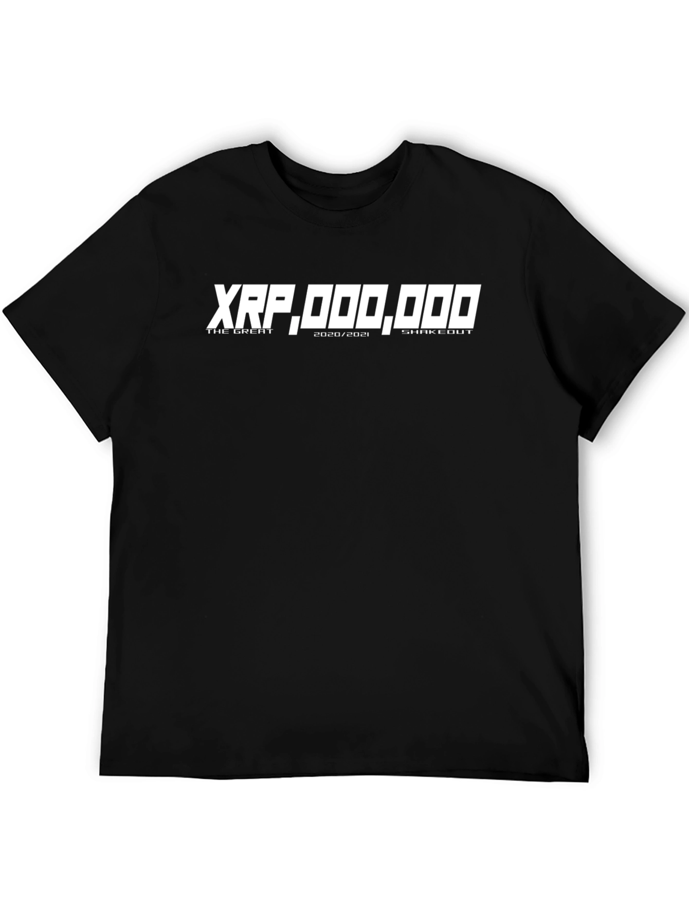 XRP Millionaire Black T-Shirt - Crypto HODL