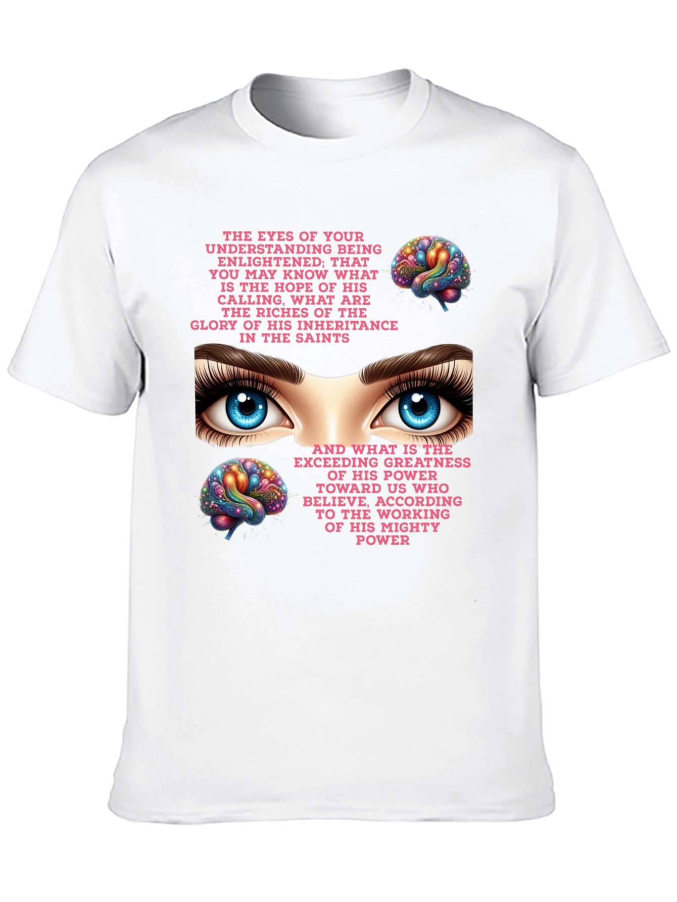 Enlightened Eyes Graphic Tee - Unisex Black T-Shirt
