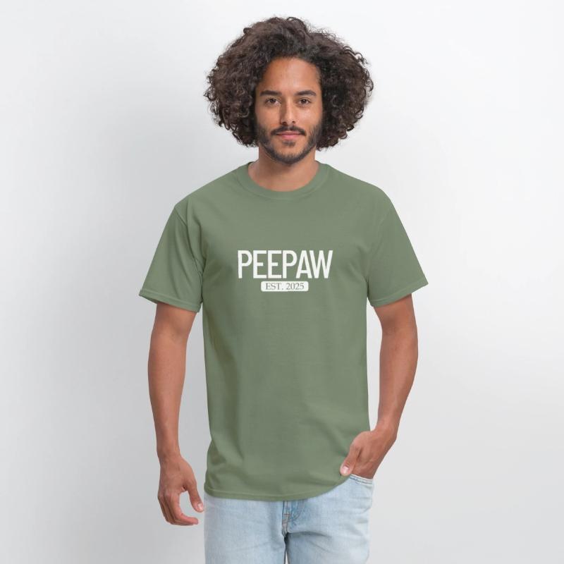 Peepaw Est. 2025 New Grandparent Grandpa Peepaw