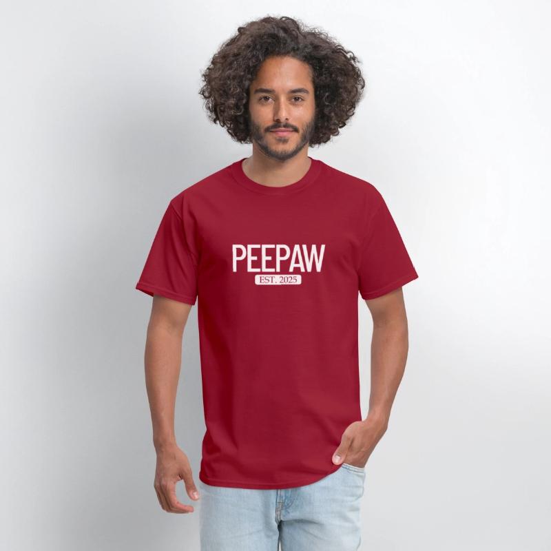 Peepaw Est. 2025 New Grandparent Grandpa Peepaw