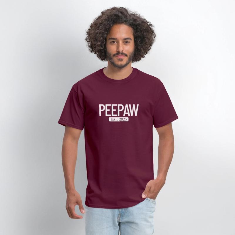 Peepaw Est. 2025 New Grandparent Grandpa Peepaw