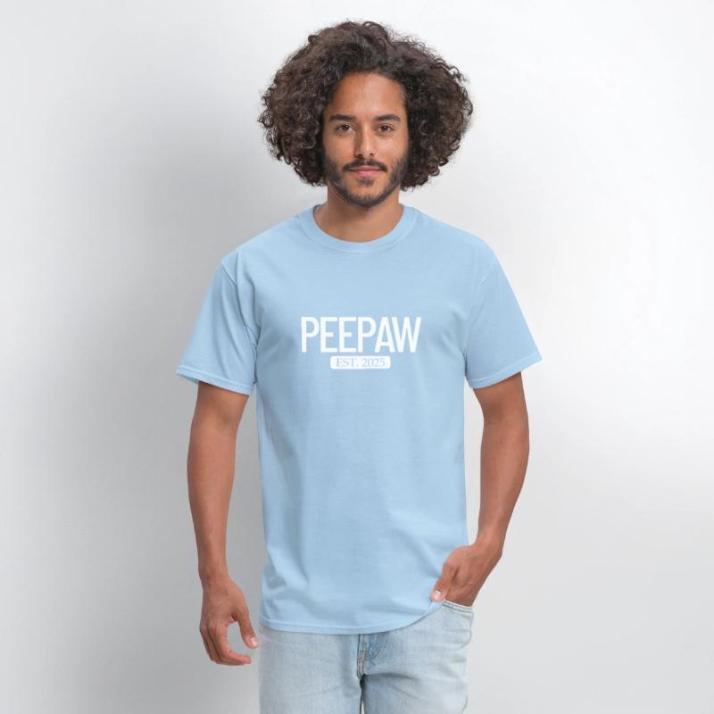 Peepaw Est. 2025 New Grandparent Grandpa Peepaw