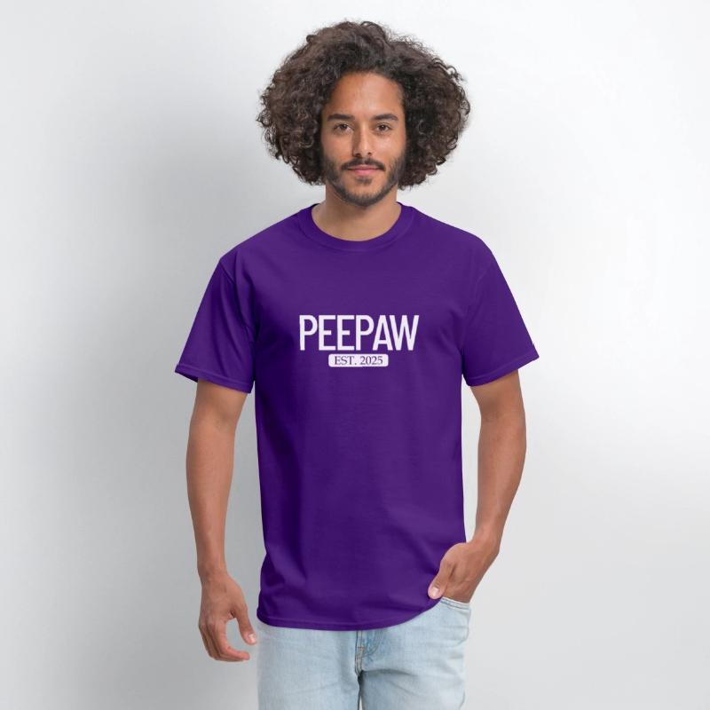Peepaw Est. 2025 New Grandparent Grandpa Peepaw