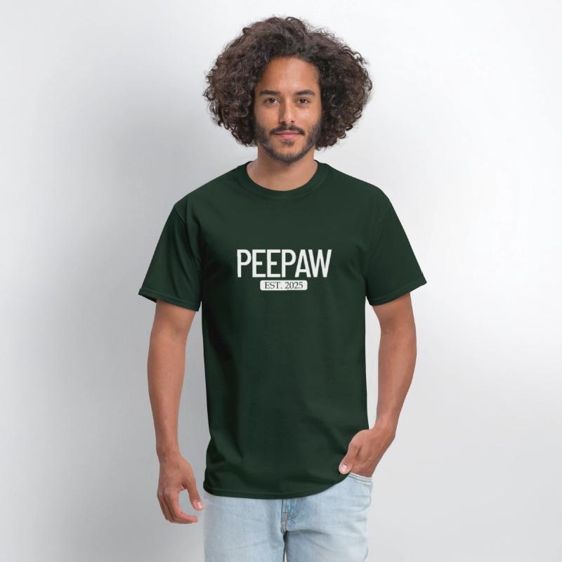Peepaw Est. 2025 New Grandparent Grandpa Peepaw