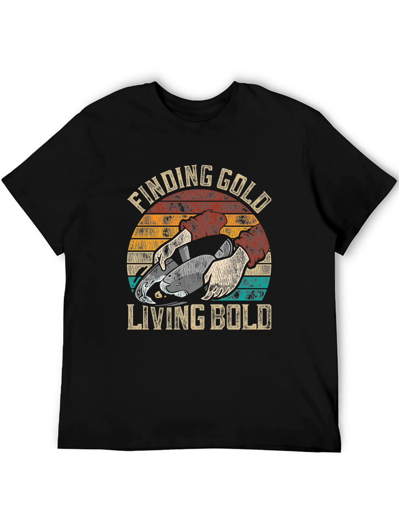 Finding Gold Living Bold Graphic T-Shirt