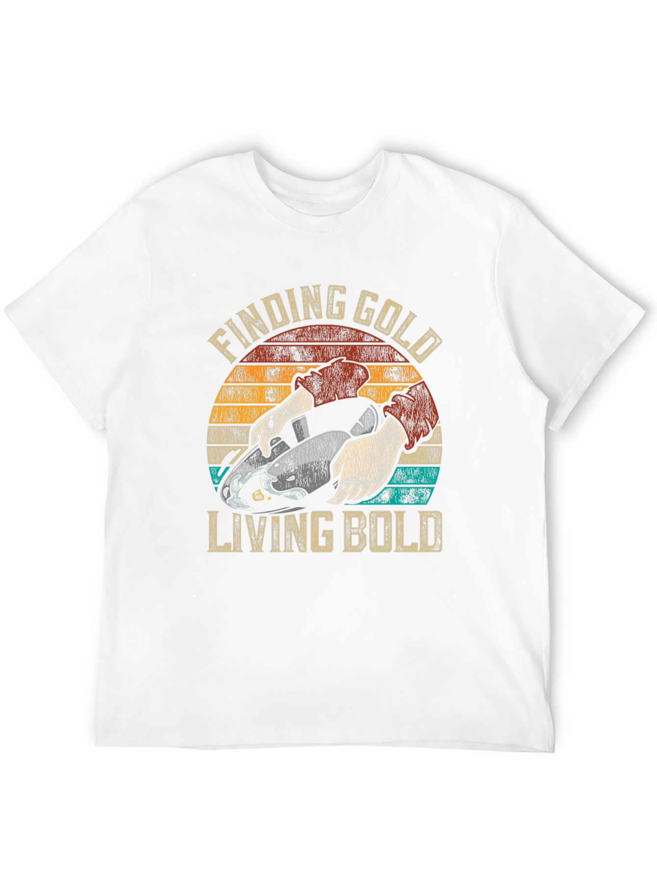 Finding Gold Living Bold Graphic T-Shirt