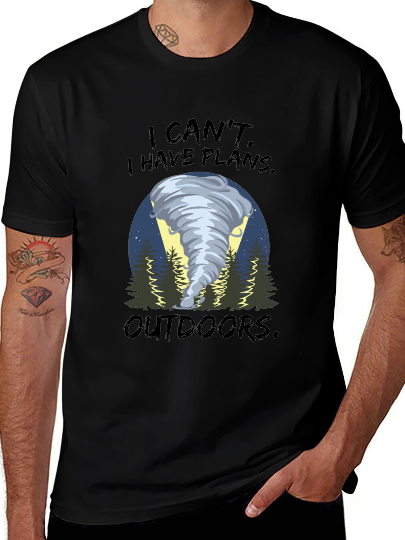 I Cant I Have Plans Outdoors T-Shirt
