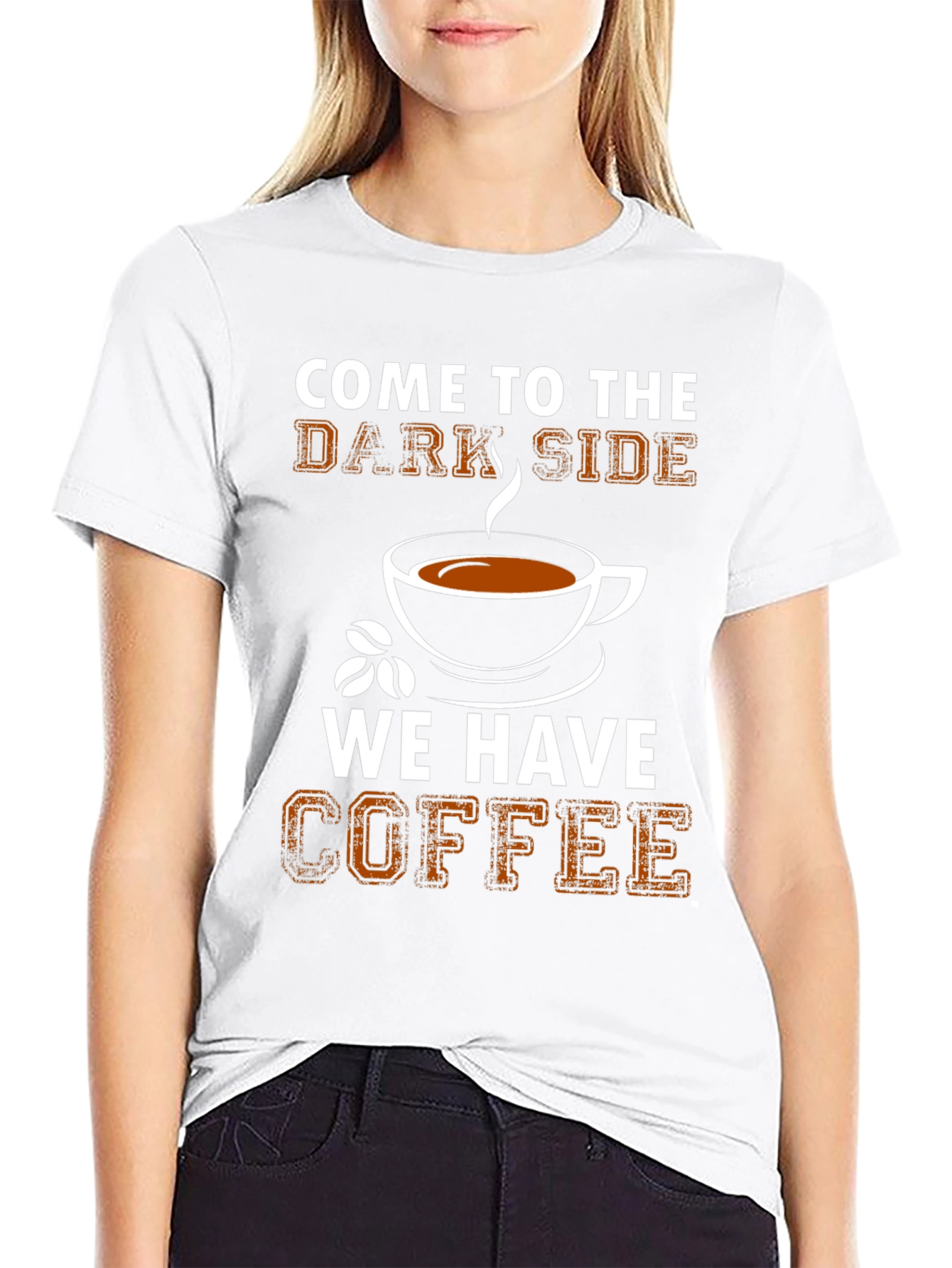 Come To The Dark Side Coffee T-Shirt