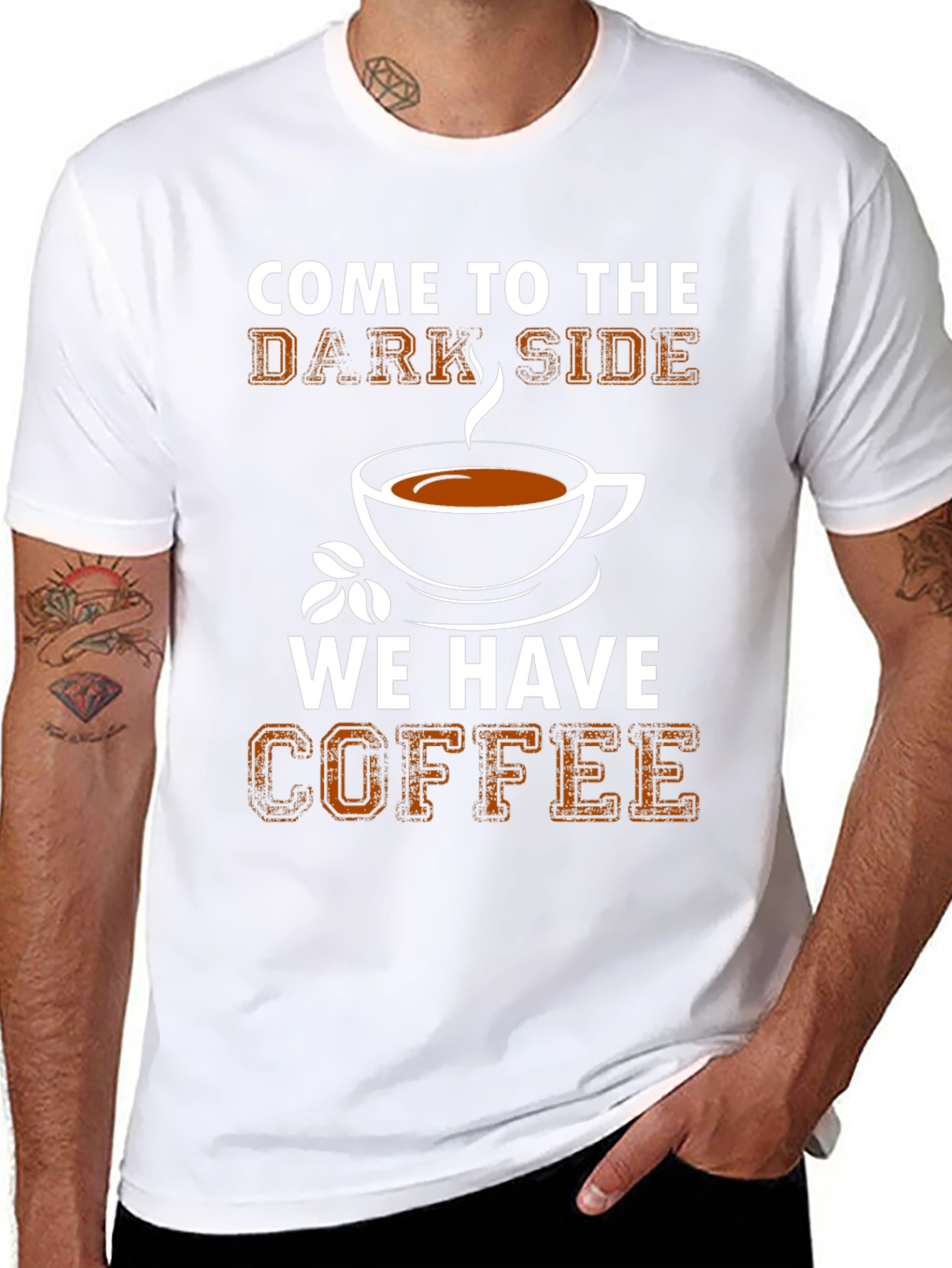 Come To The Dark Side Coffee T-Shirt