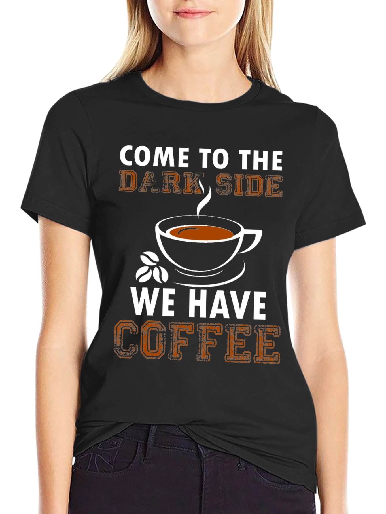 Come To The Dark Side Coffee T-Shirt
