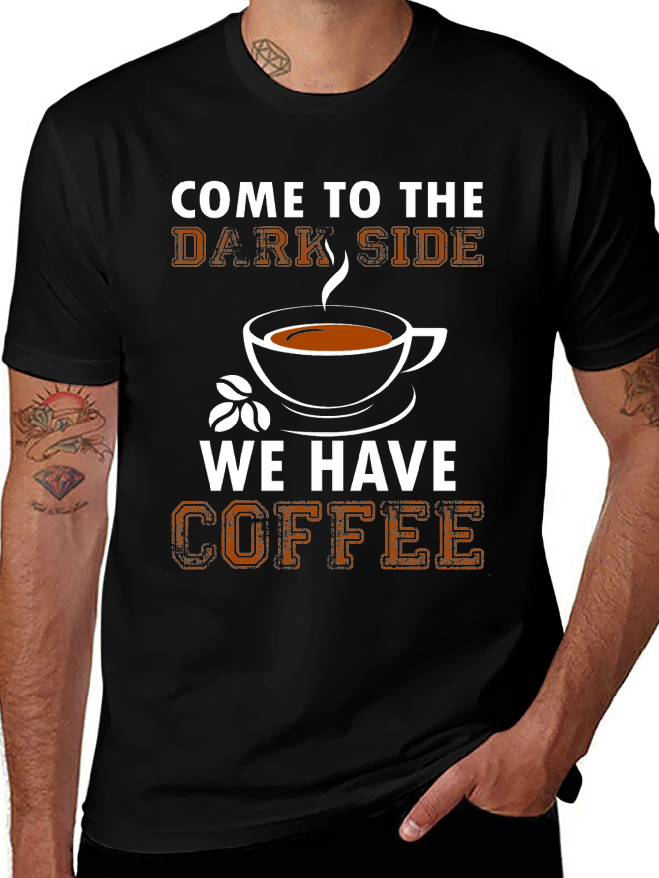 Come To The Dark Side Coffee T-Shirt