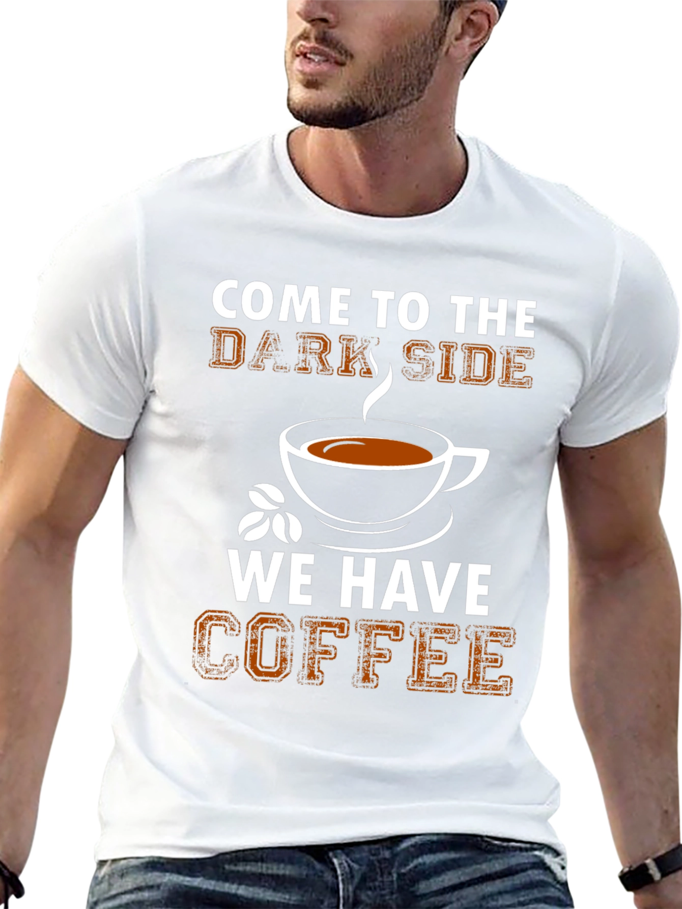 Come To The Dark Side Coffee T-Shirt