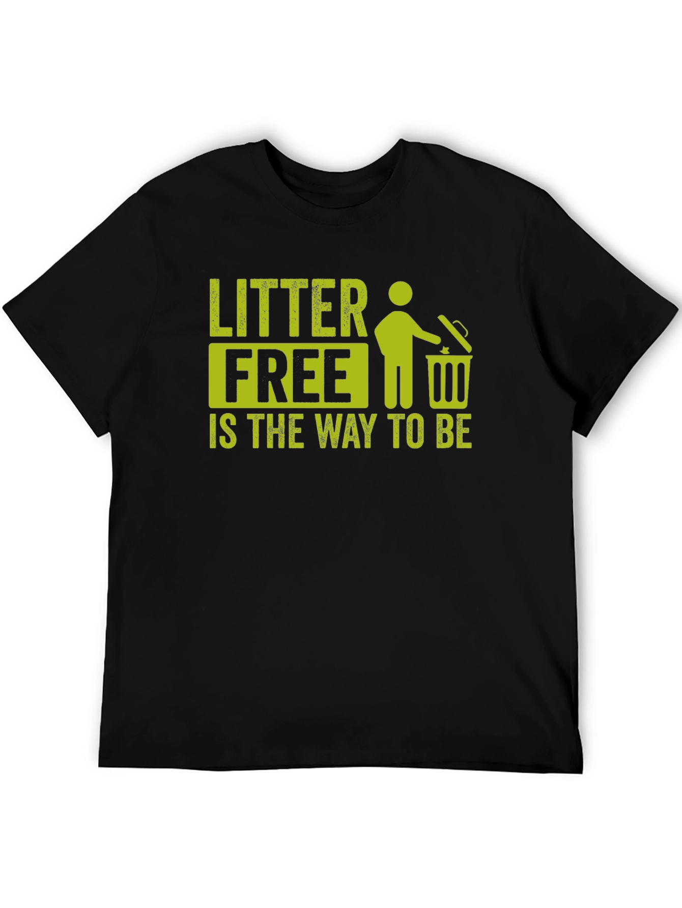 Litter Free T-Shirt Eco-Friendly Design