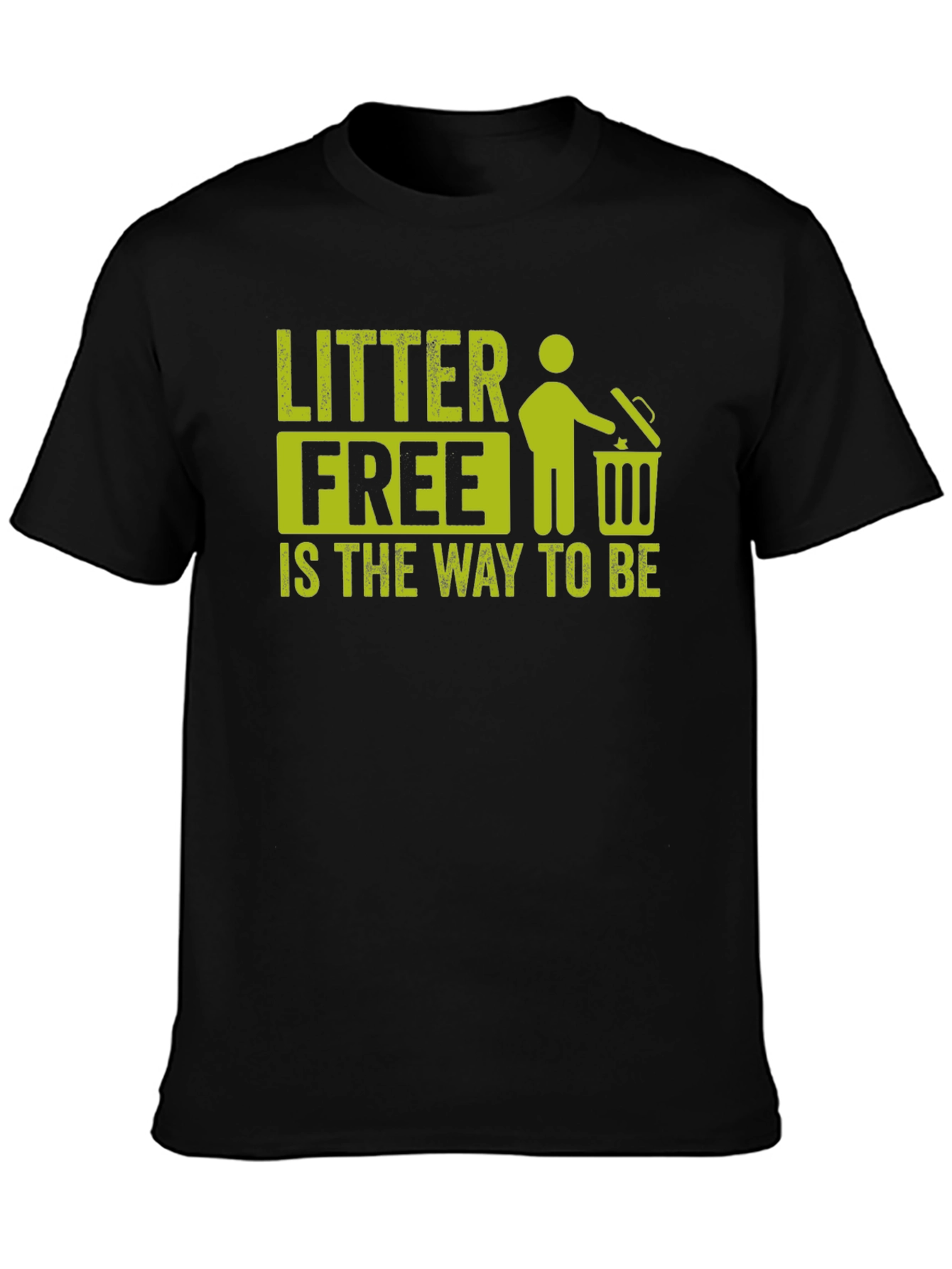 Litter Free T-Shirt Eco-Friendly Design