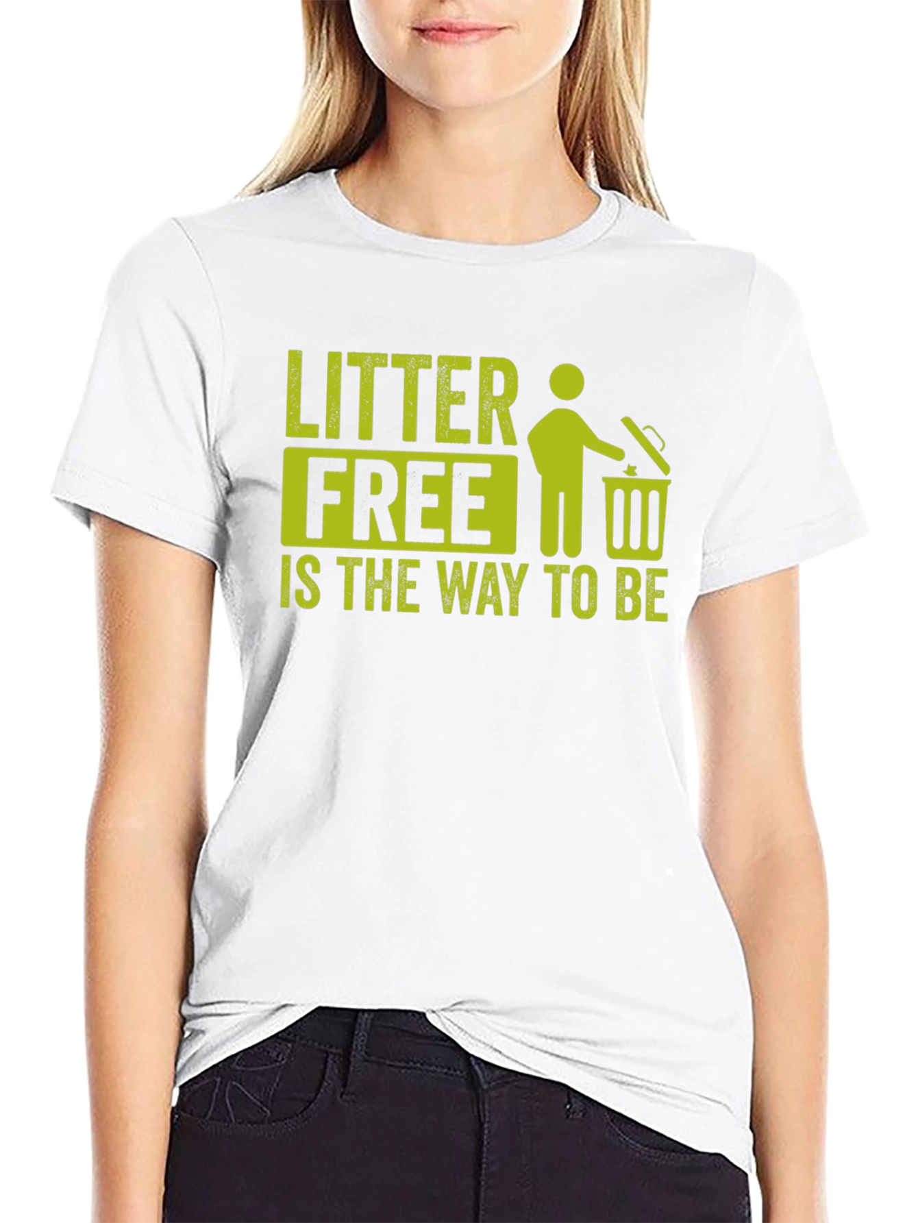 Litter Free T-Shirt Eco-Friendly Design
