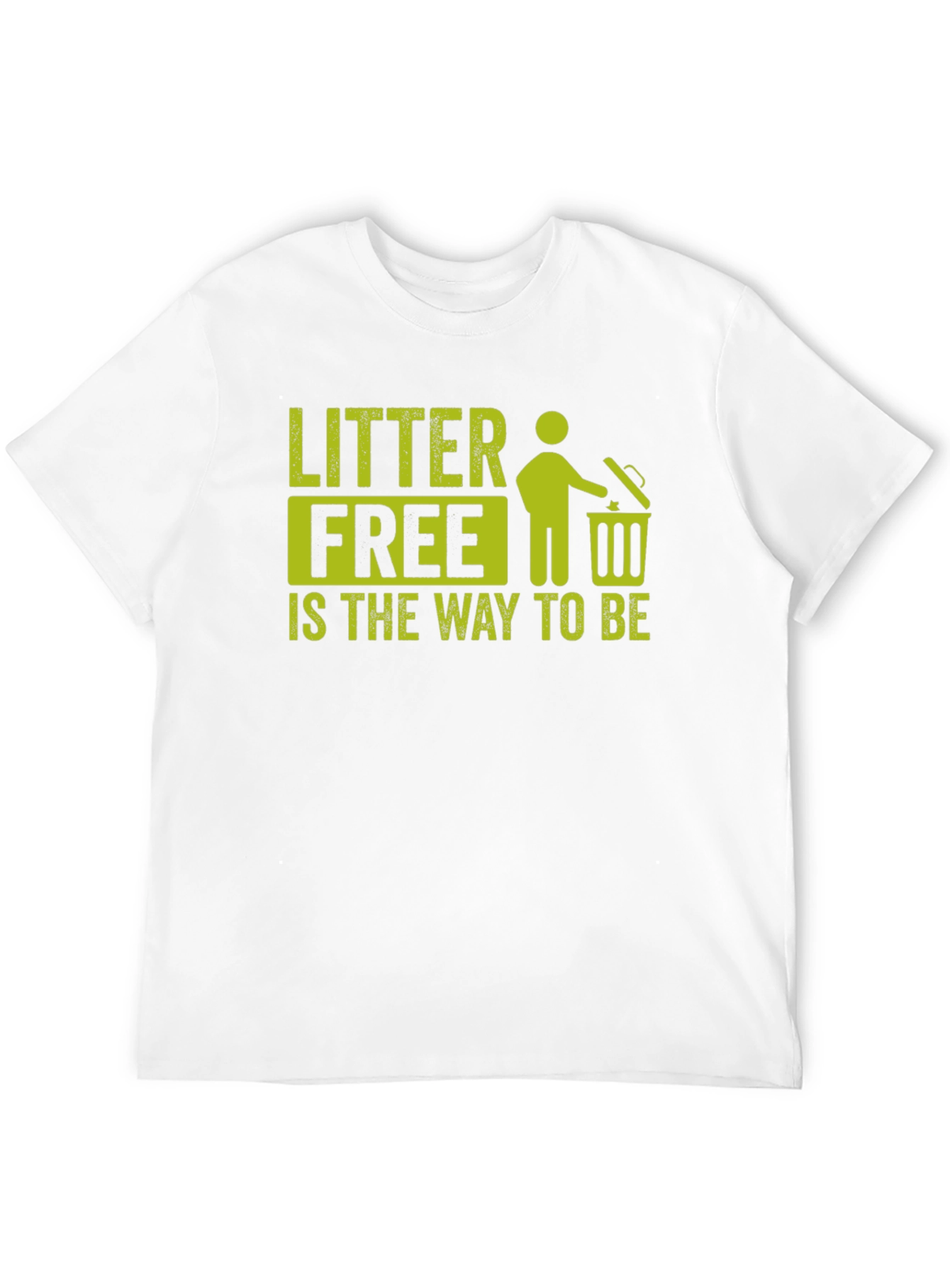 Litter Free T-Shirt Eco-Friendly Design