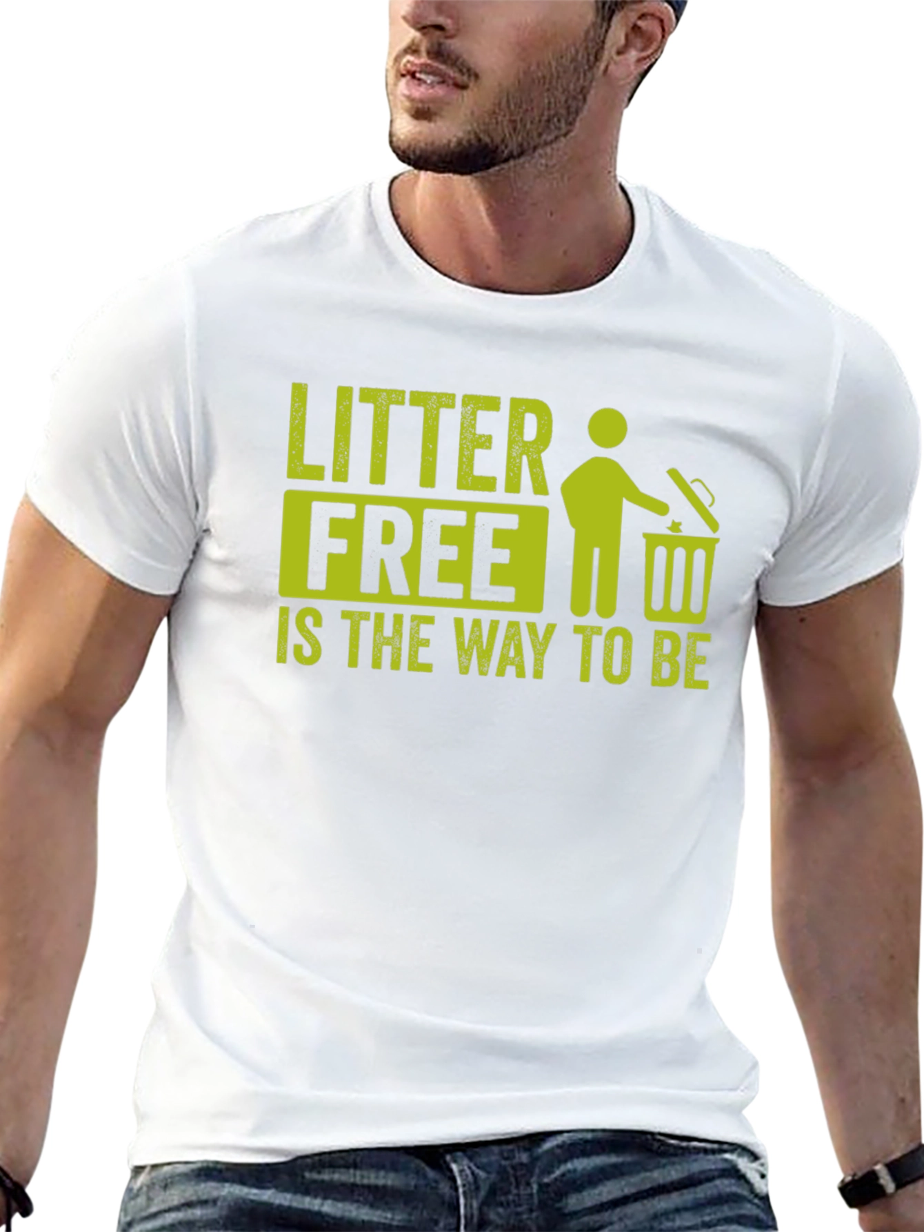 Litter Free T-Shirt Eco-Friendly Design