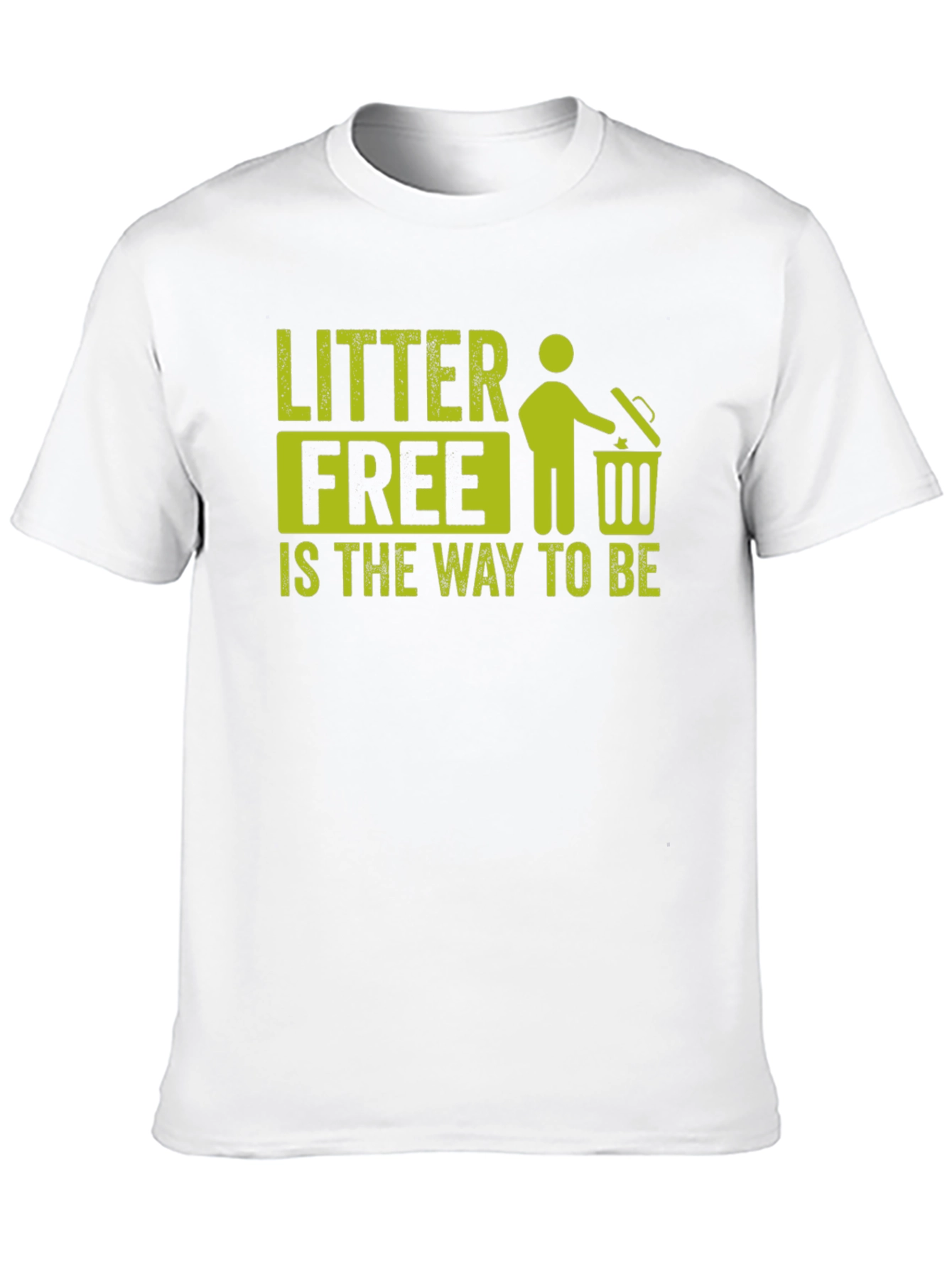 Litter Free T-Shirt Eco-Friendly Design