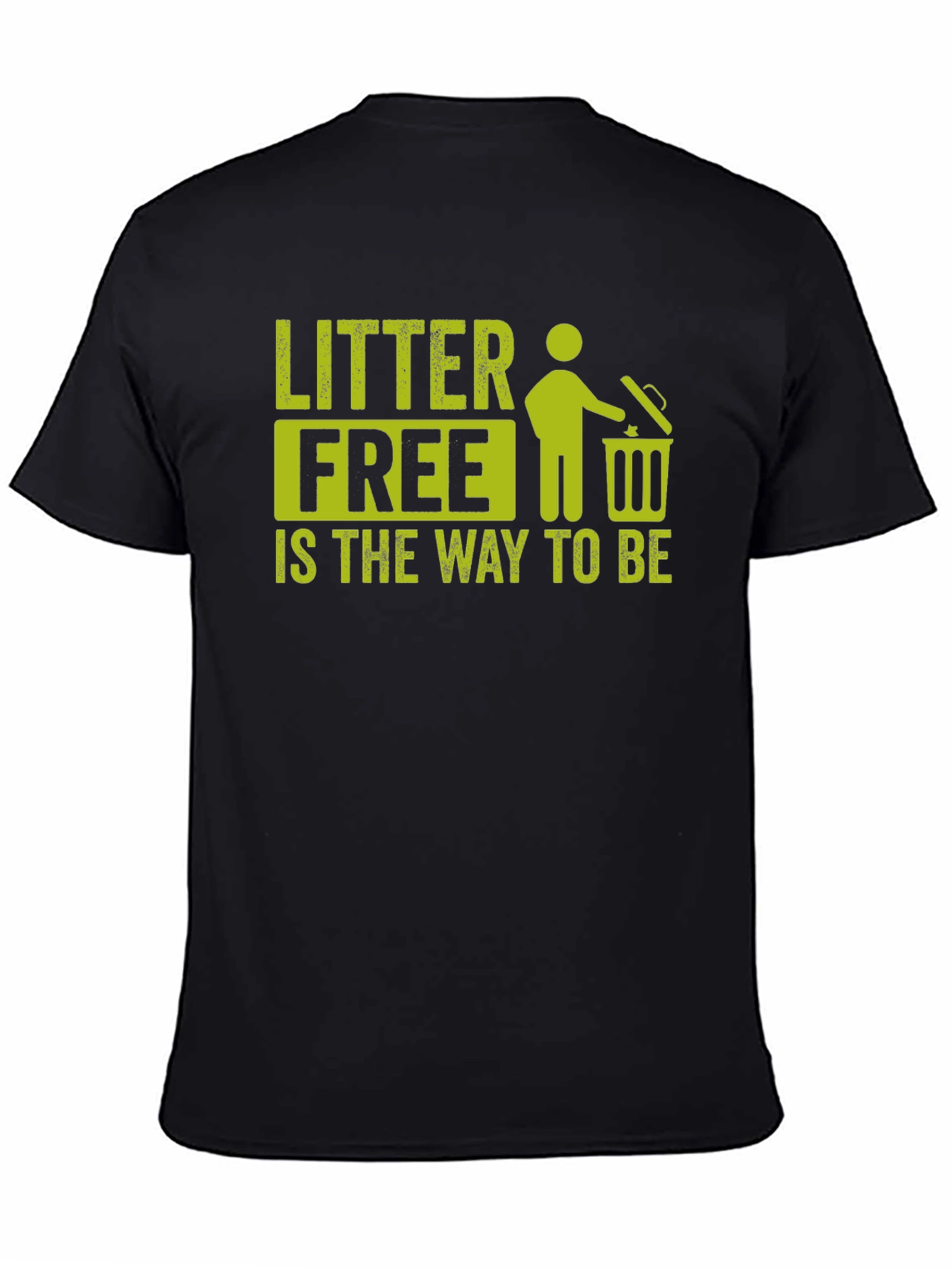 Litter Free T-Shirt Eco-Friendly Design