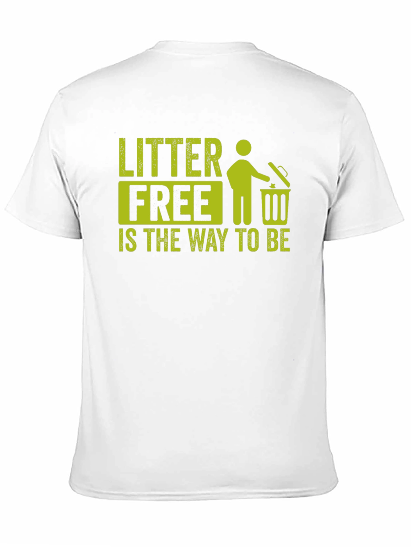 Litter Free T-Shirt Eco-Friendly Design