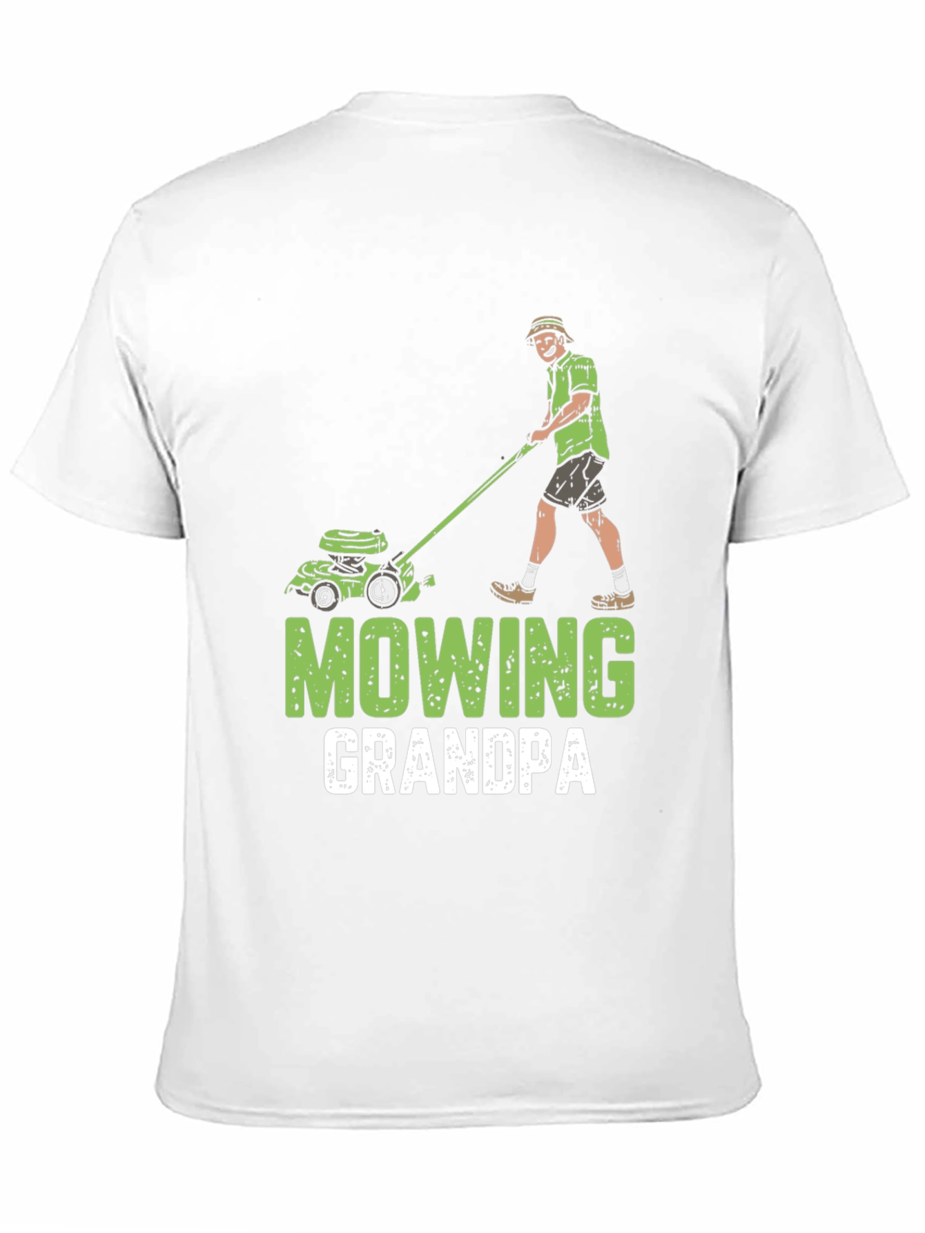 Mowing Grandpa T-Shirt - Lawn Care Humor