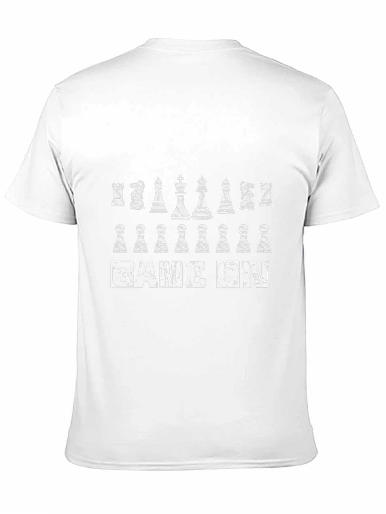 Game On Chess T-Shirt - Black